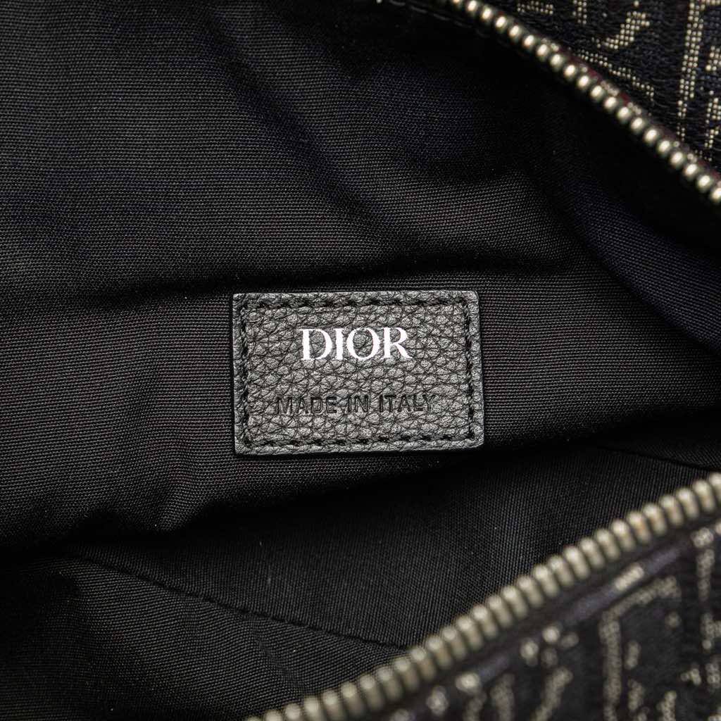 Dior Oblique Canvas Saddle Crossbody - 5