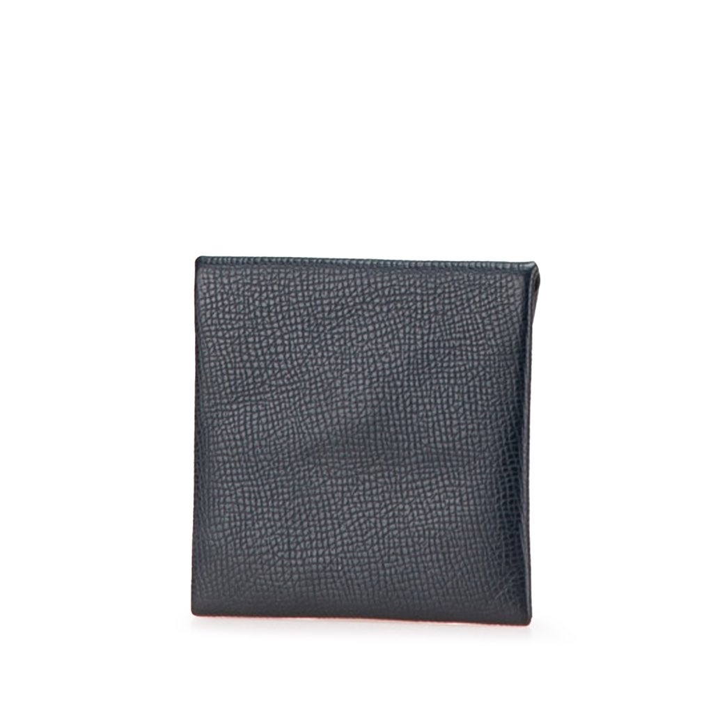 Hermès Epsom Bastia Coin Pouch - Back view