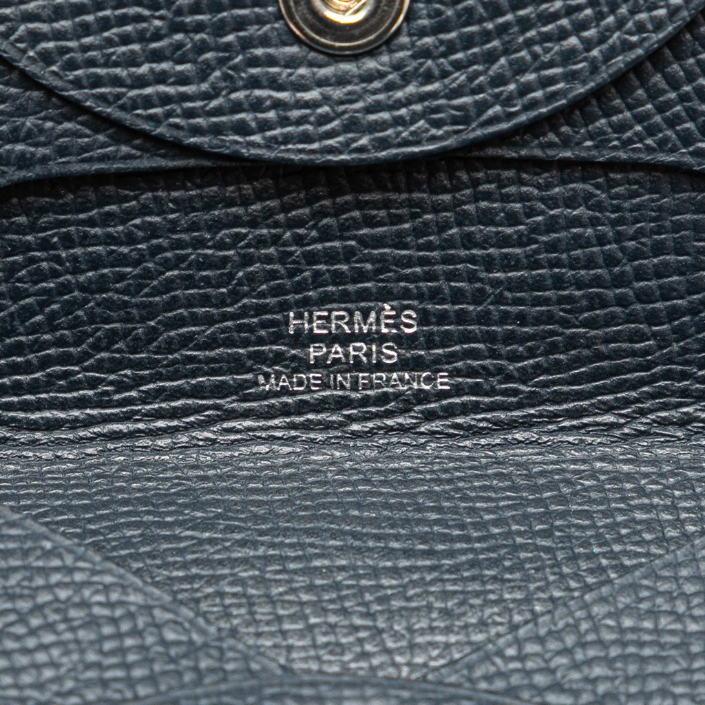 Hermès Epsom Bastia Coin Pouch - Side view