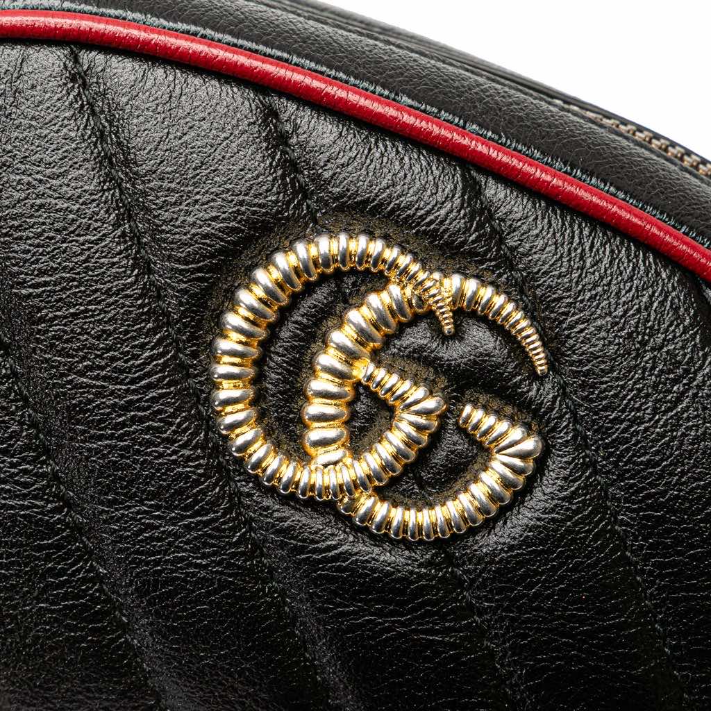 Gucci GG Marmont Leather Matelasse Torchon Belt Bag - Detail 2