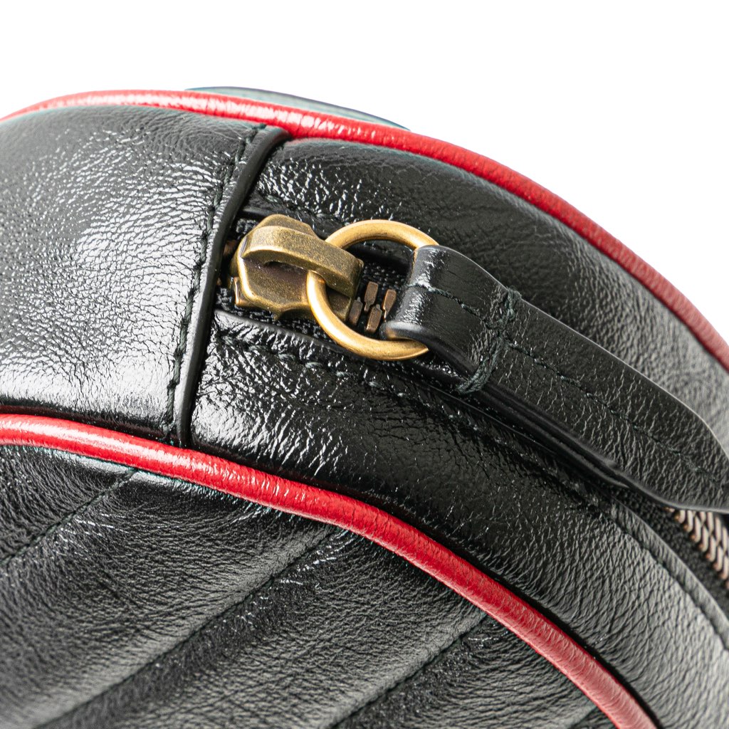 Gucci GG Marmont Leather Matelasse Torchon Belt Bag - Image 10