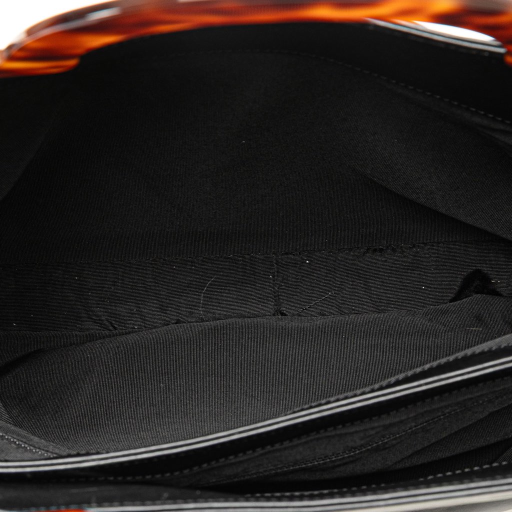 Chanel CC Lambskin Tortoise Handle Tote - 5