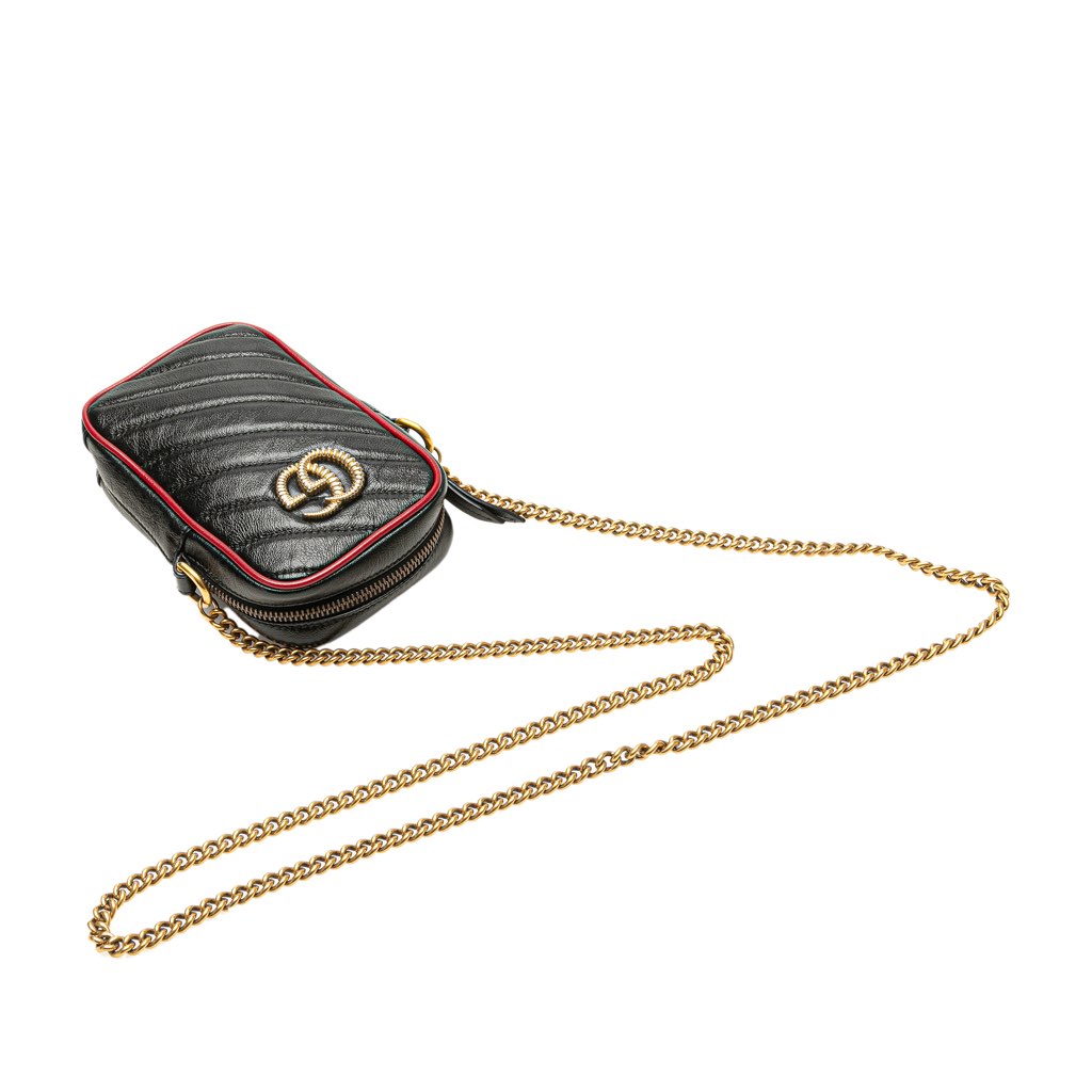 Gucci GG Marmont Matelasse Leather Torchon Phone Holder - Image 13
