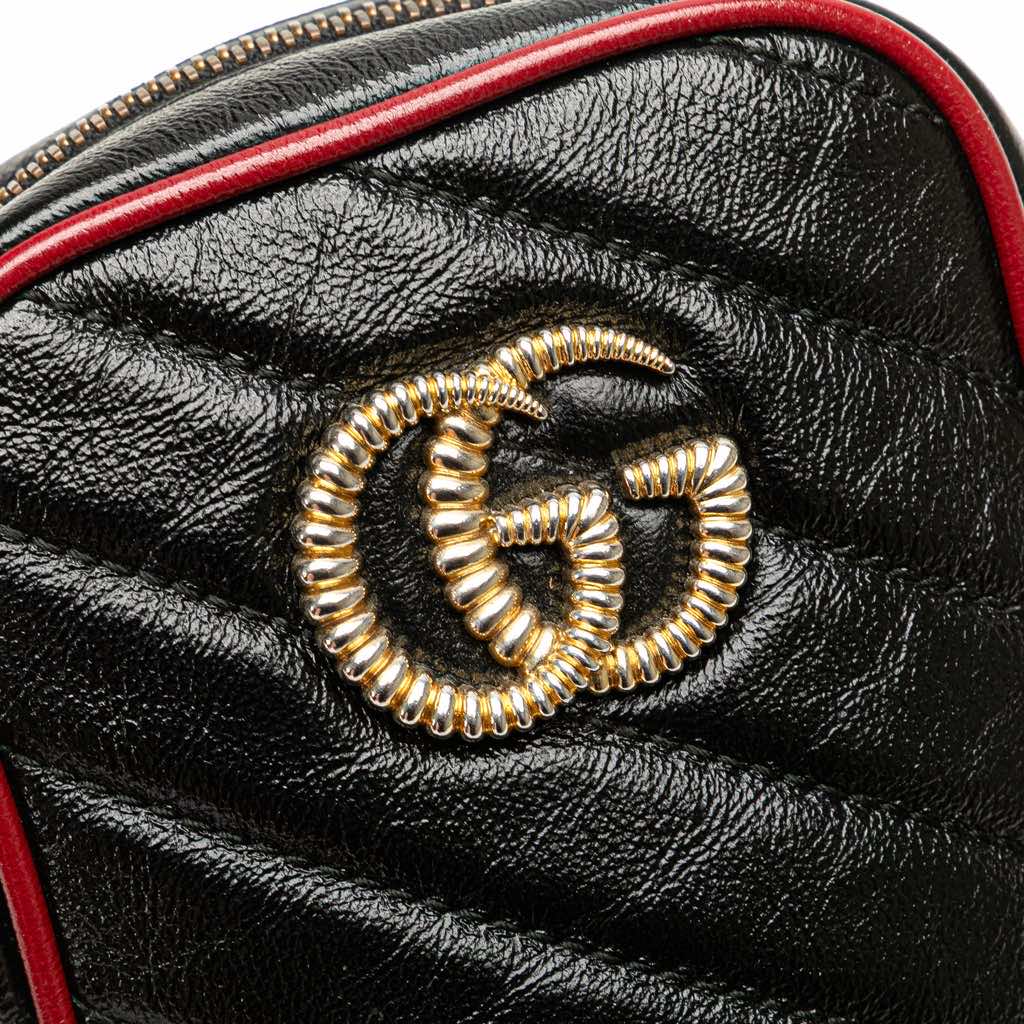 Gucci GG Marmont Matelasse Leather Torchon Phone Holder - Image 12