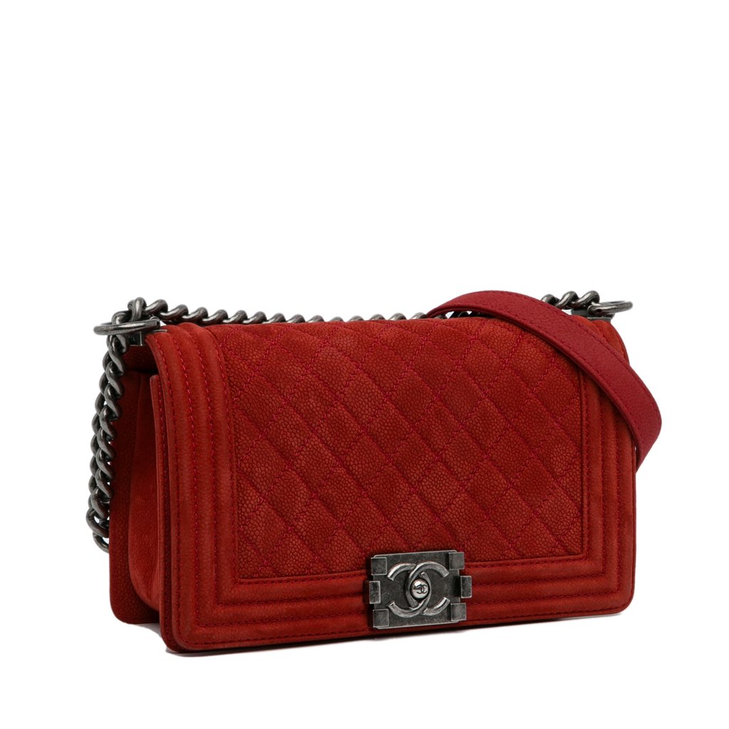 Chanel Old Medium Quilted Caviar Boy Flap - 2