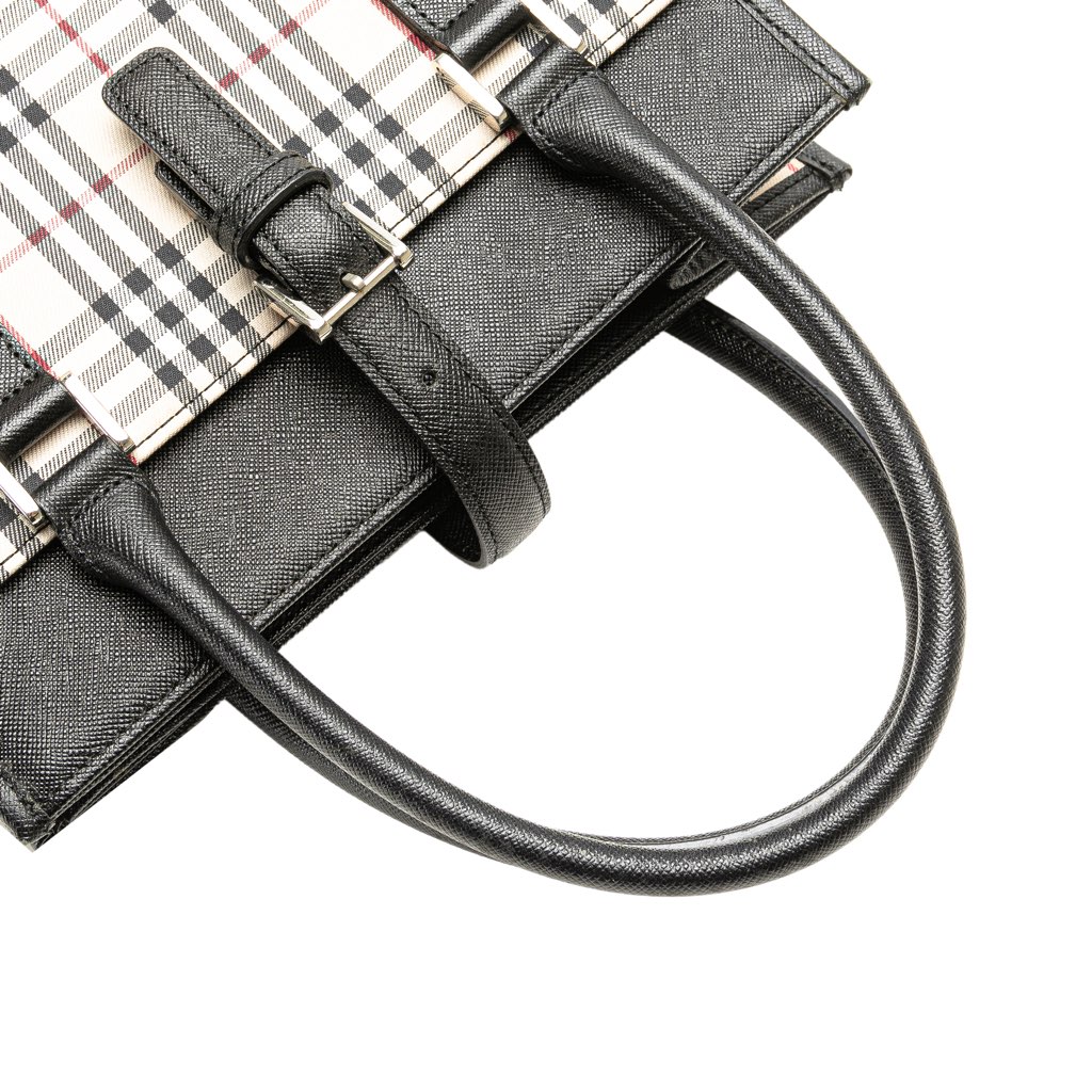 Burberry House Check Canvas Handbag - Image 12