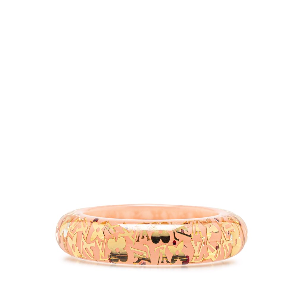 Louis Vuitton Monogram Resin Inclusion Bangle