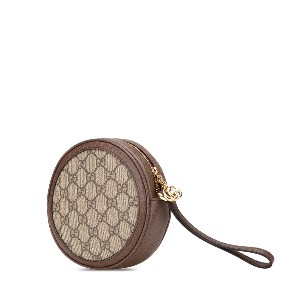 Gucci GG Supreme Ophidia Round Clutch - 2