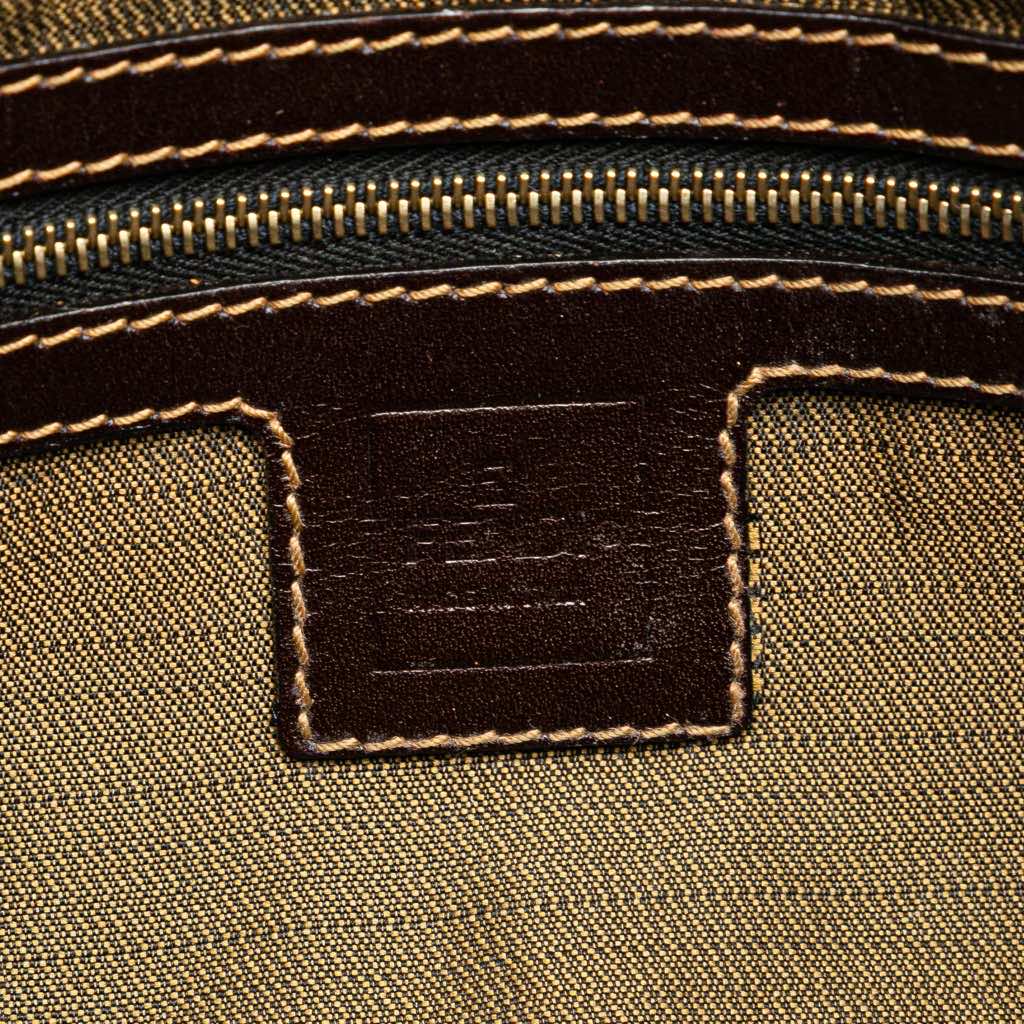 Fendi Zucca Canvas Shoulder Bag - 5