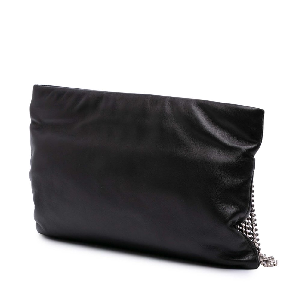 Miu Miu Nappa Crystal Fringe Crossbody - Back view