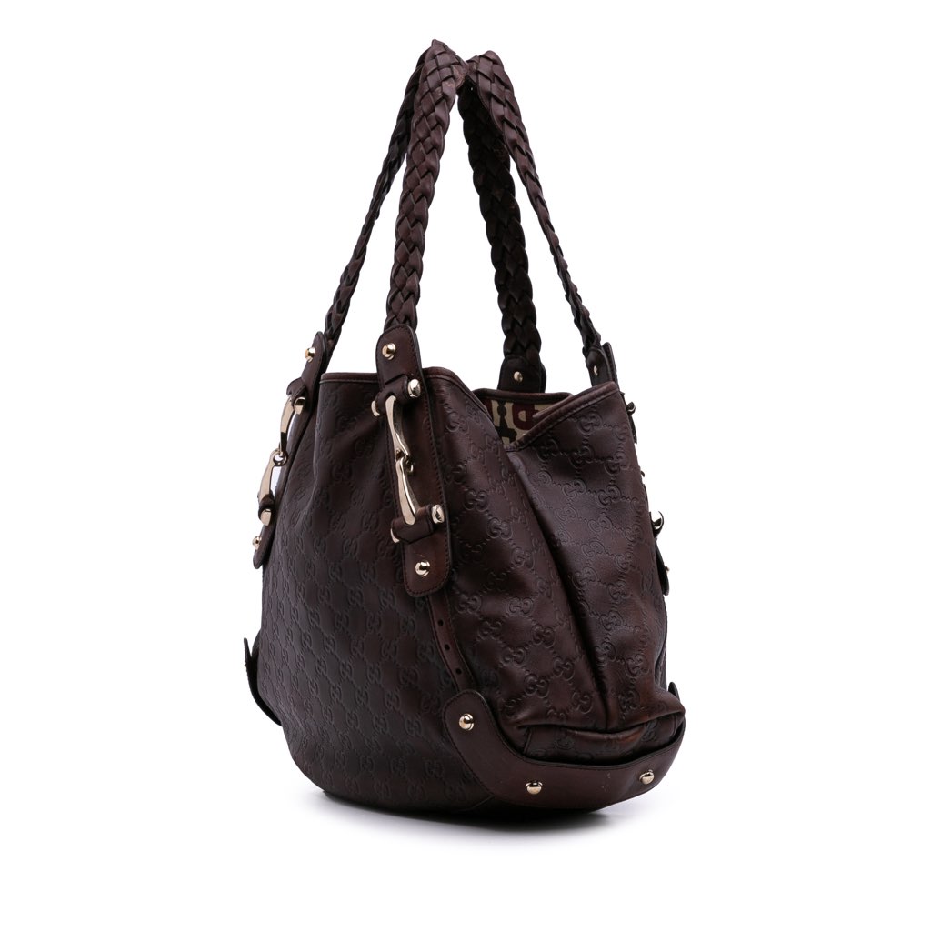 Gucci Large Guccissima Pelham Shoulder Bag - 2