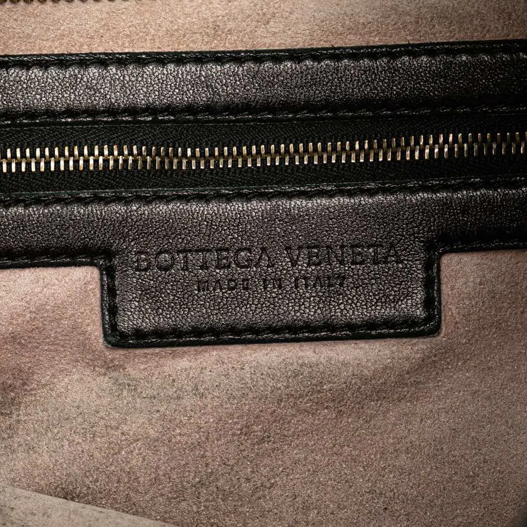 Bottega Veneta Nappa Intrecciato Marquise Flower Crossbody Black Leather Good - Box View