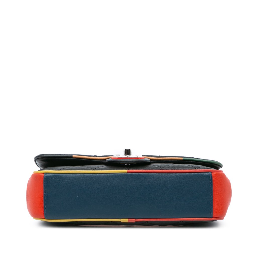 Chanel Small Quilted Lambskin Acrylic Cuba Color Flap - 3