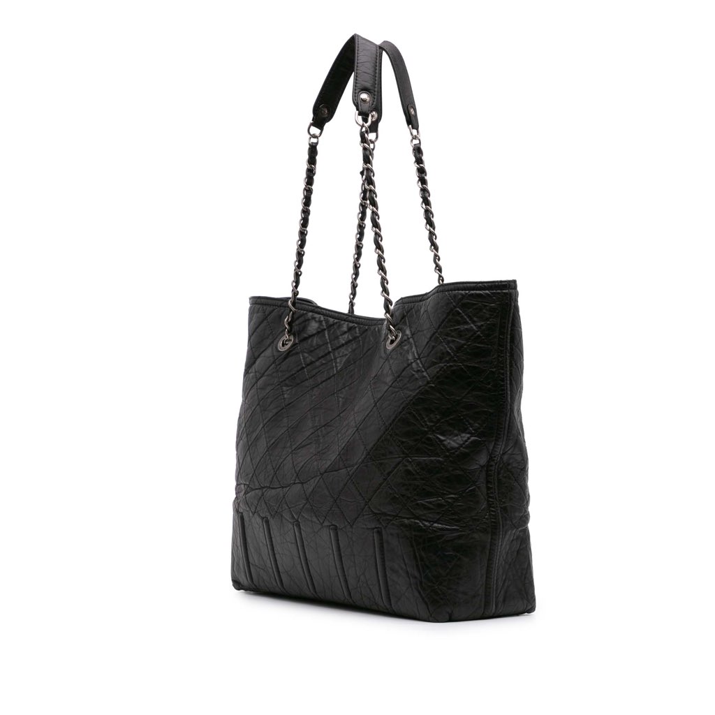 Chanel Distressed Calfskin Shopping In Moscow Tote - 2