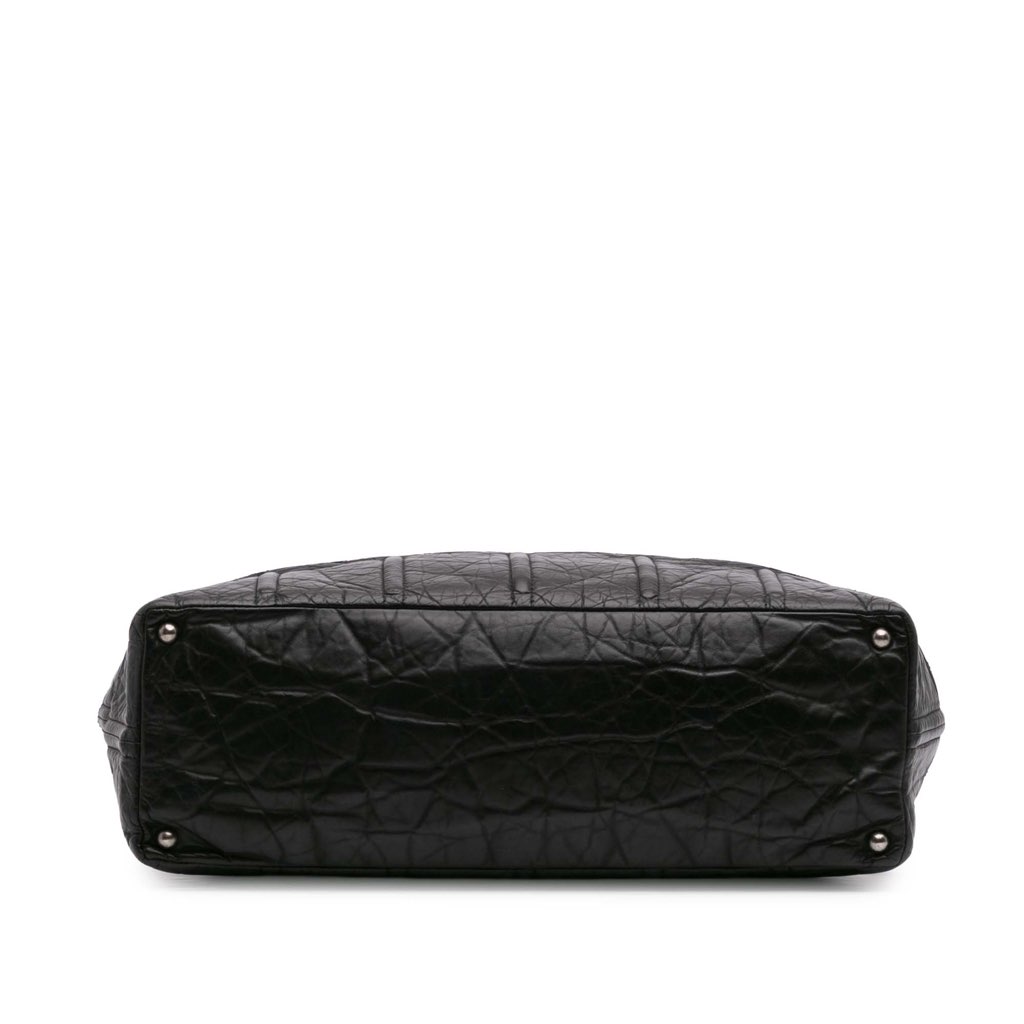 Chanel Distressed Calfskin Shopping In Moscow Tote - 3