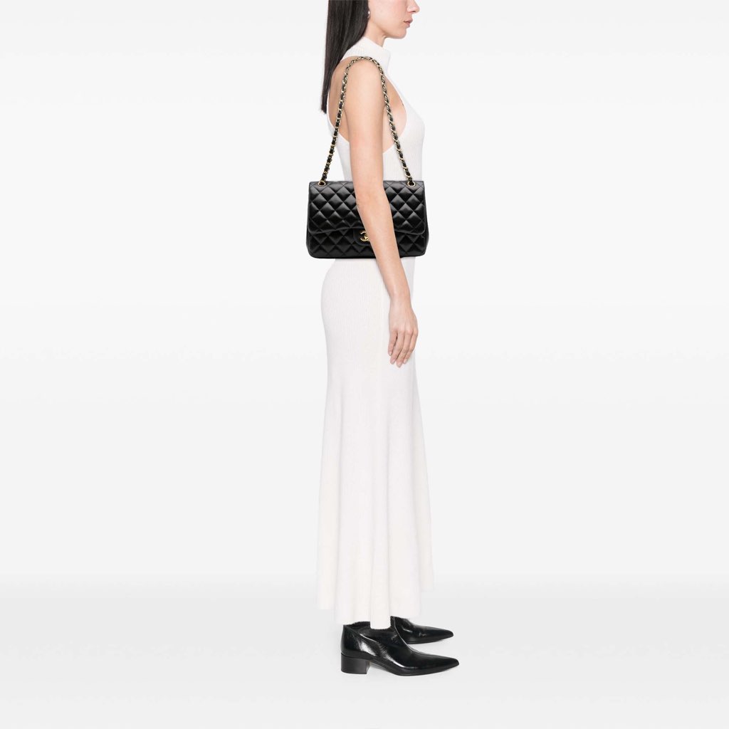 Chanel Jumbo Classic Lambskin Double Flap - Image 14