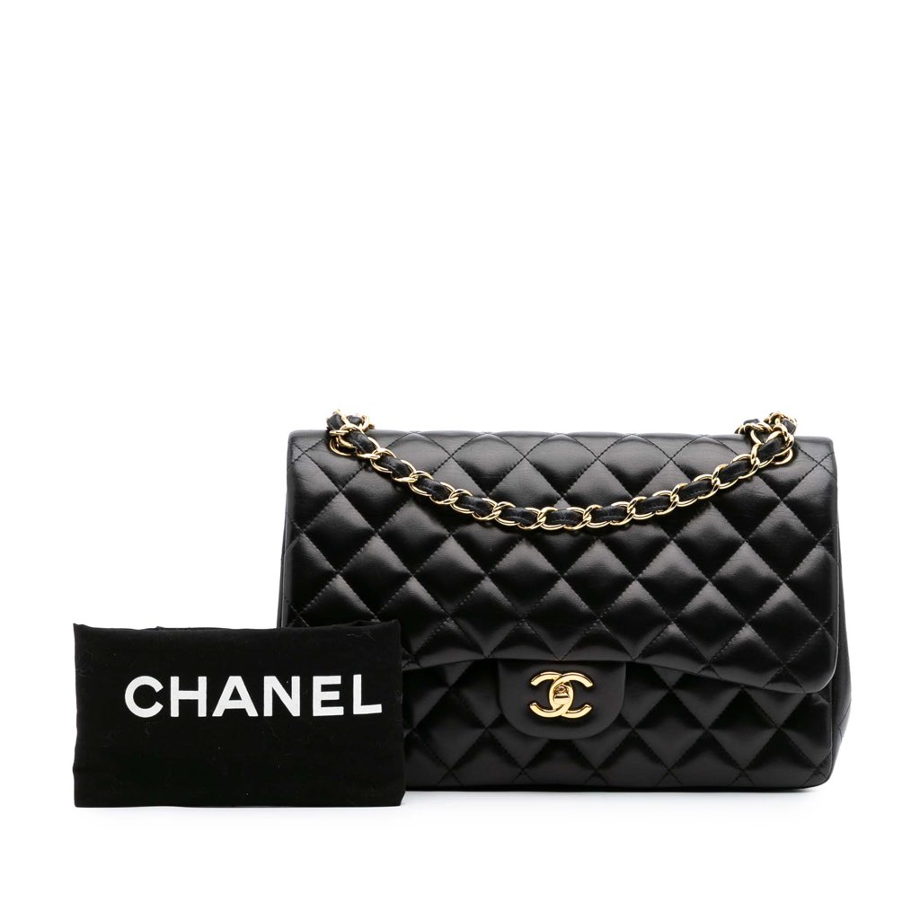 Chanel Jumbo Classic Lambskin Double Flap - Image 15