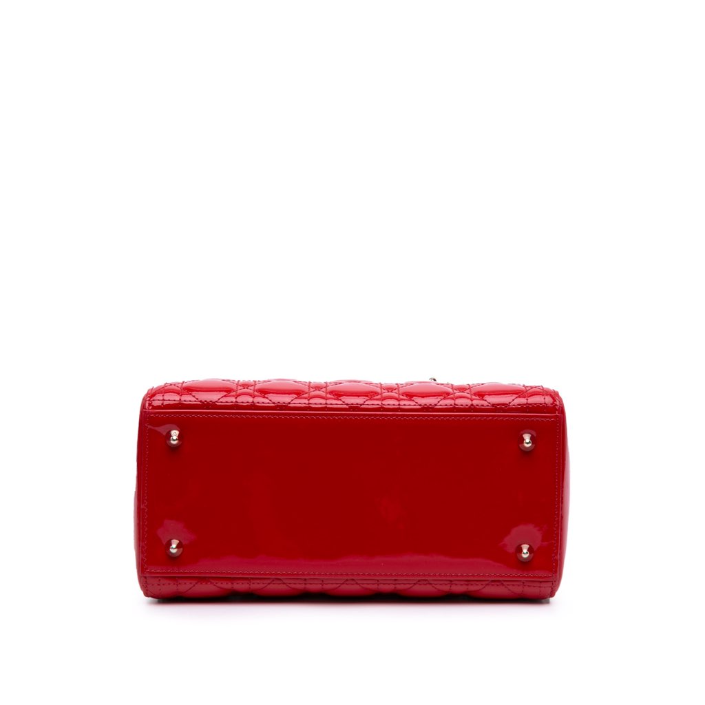 Dior Medium Patent Cannage Lady Dior - 3