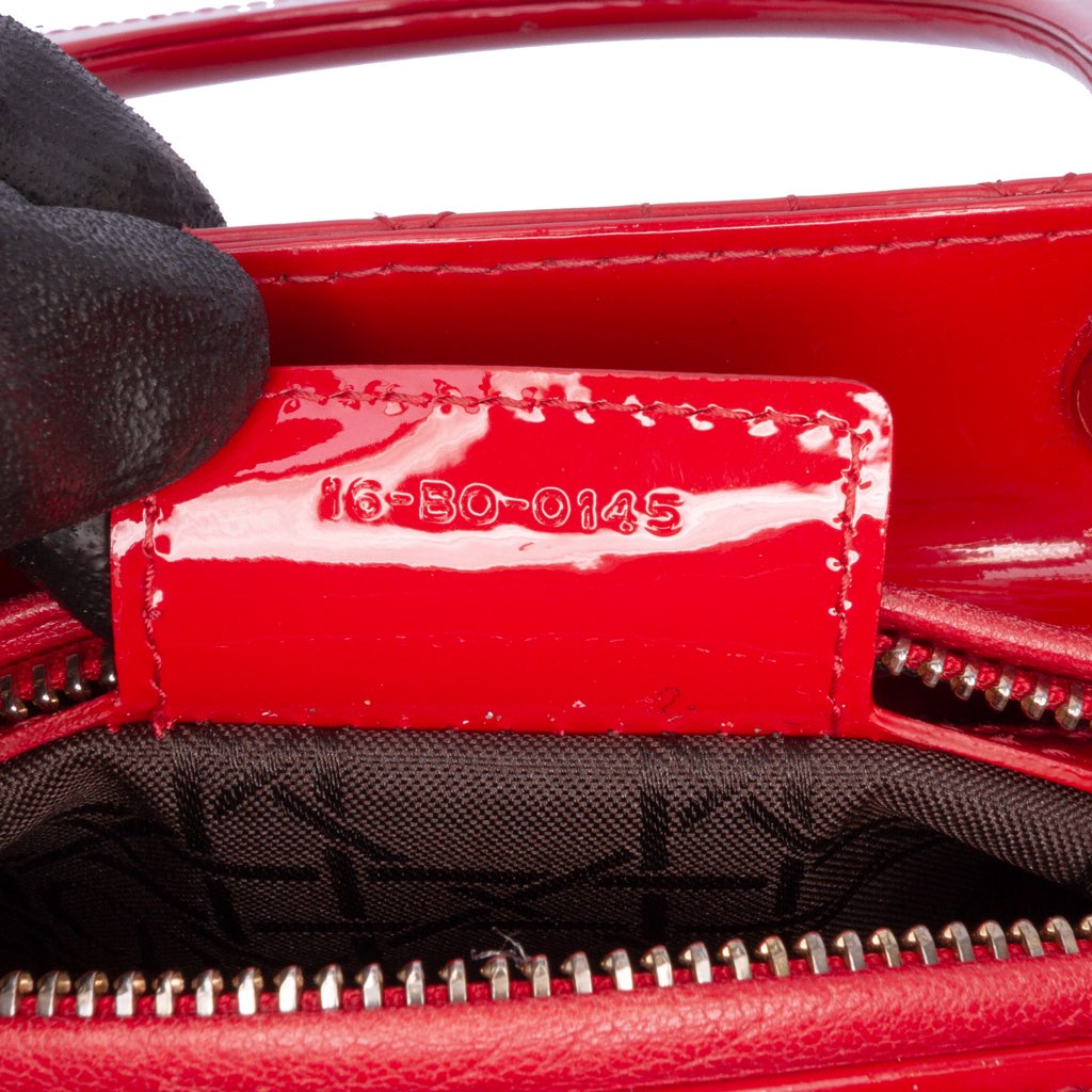 Dior Medium Patent Cannage Lady Dior - 5