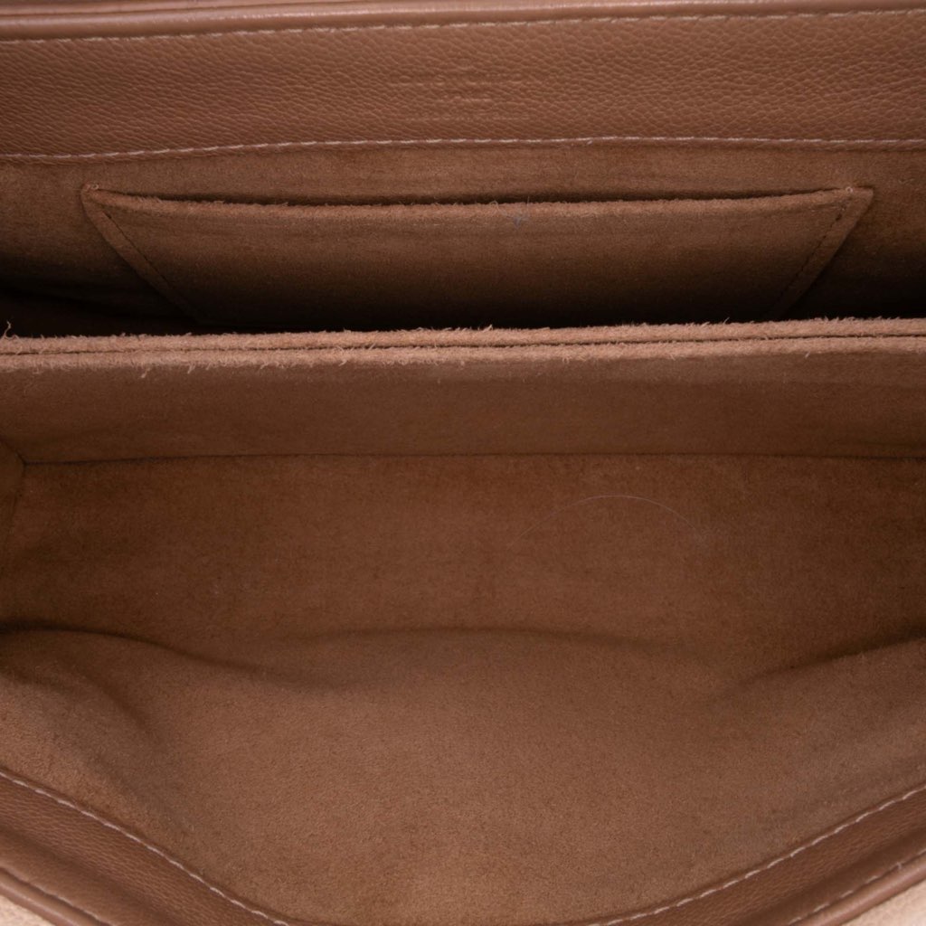 Louis Vuitton Monogram Cuir Plume Ecume Very Chain Satchel - 4