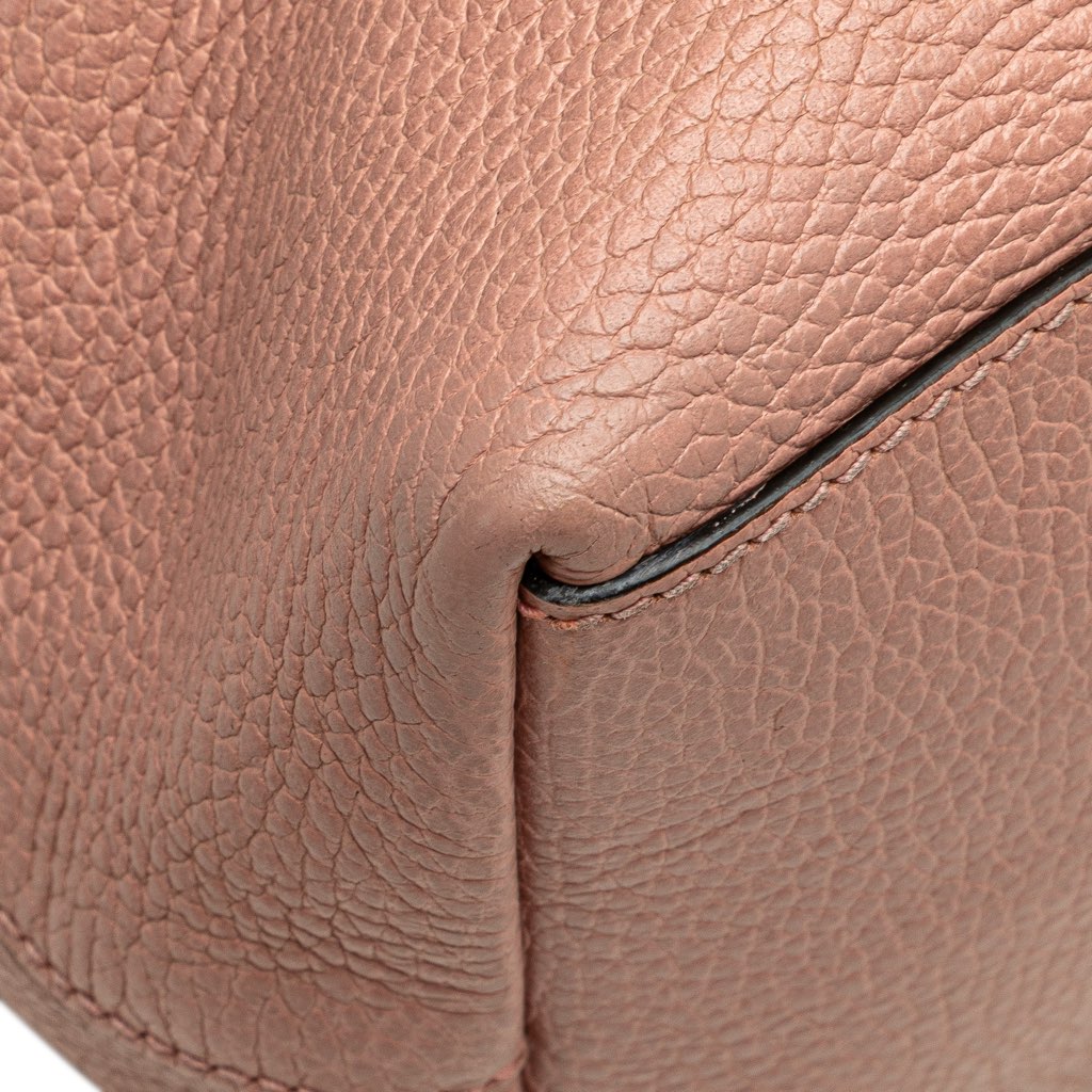 Gucci Medium Leather GG Charm Dome Satchel - Image 14