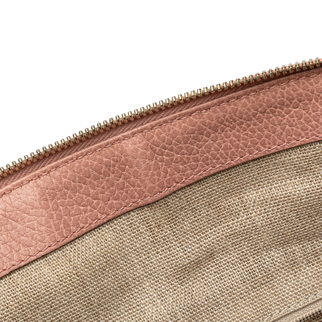 Gucci Medium Leather GG Charm Dome Satchel - Image 11