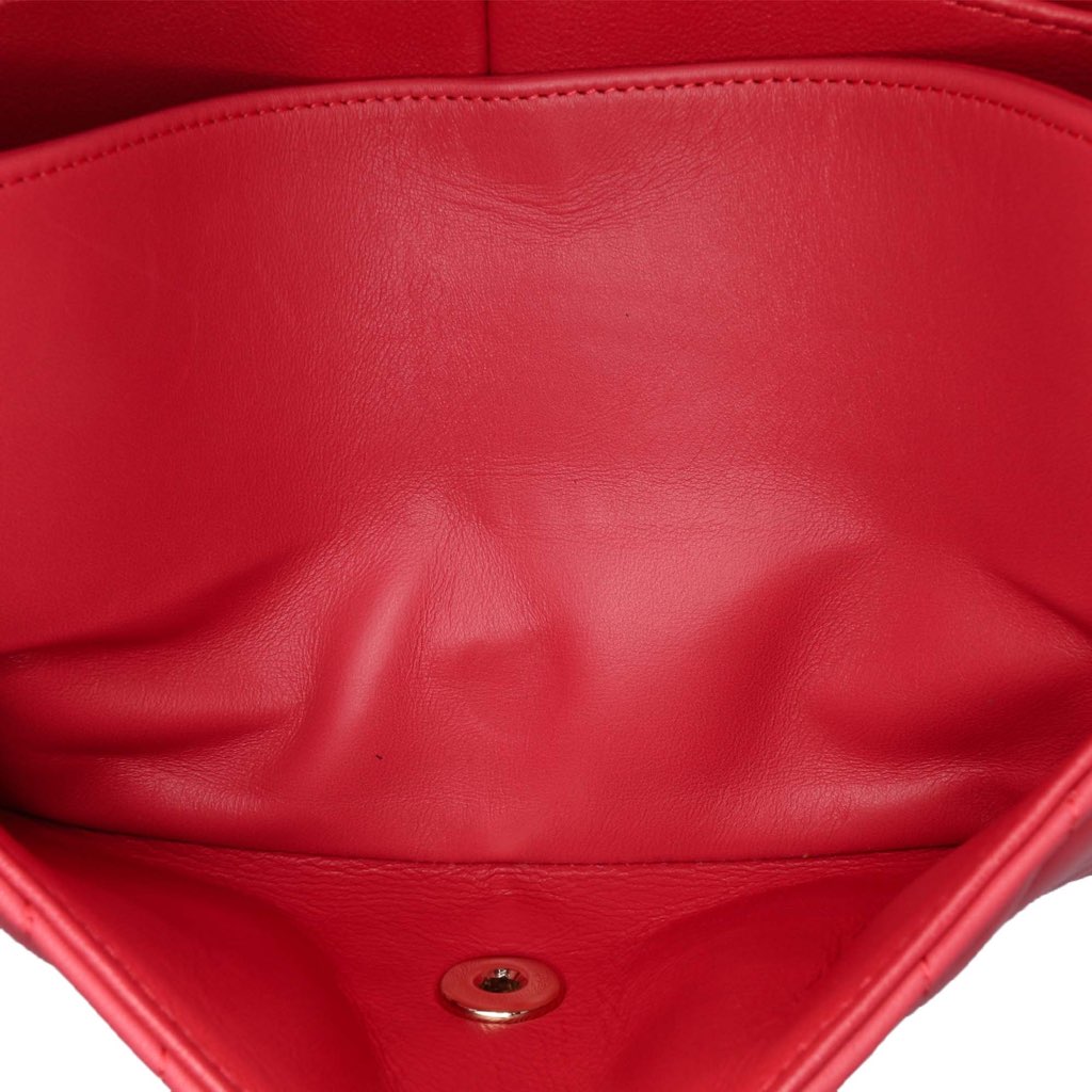 Chanel Medium Classic Chevron Lambskin Double Flap - Side view