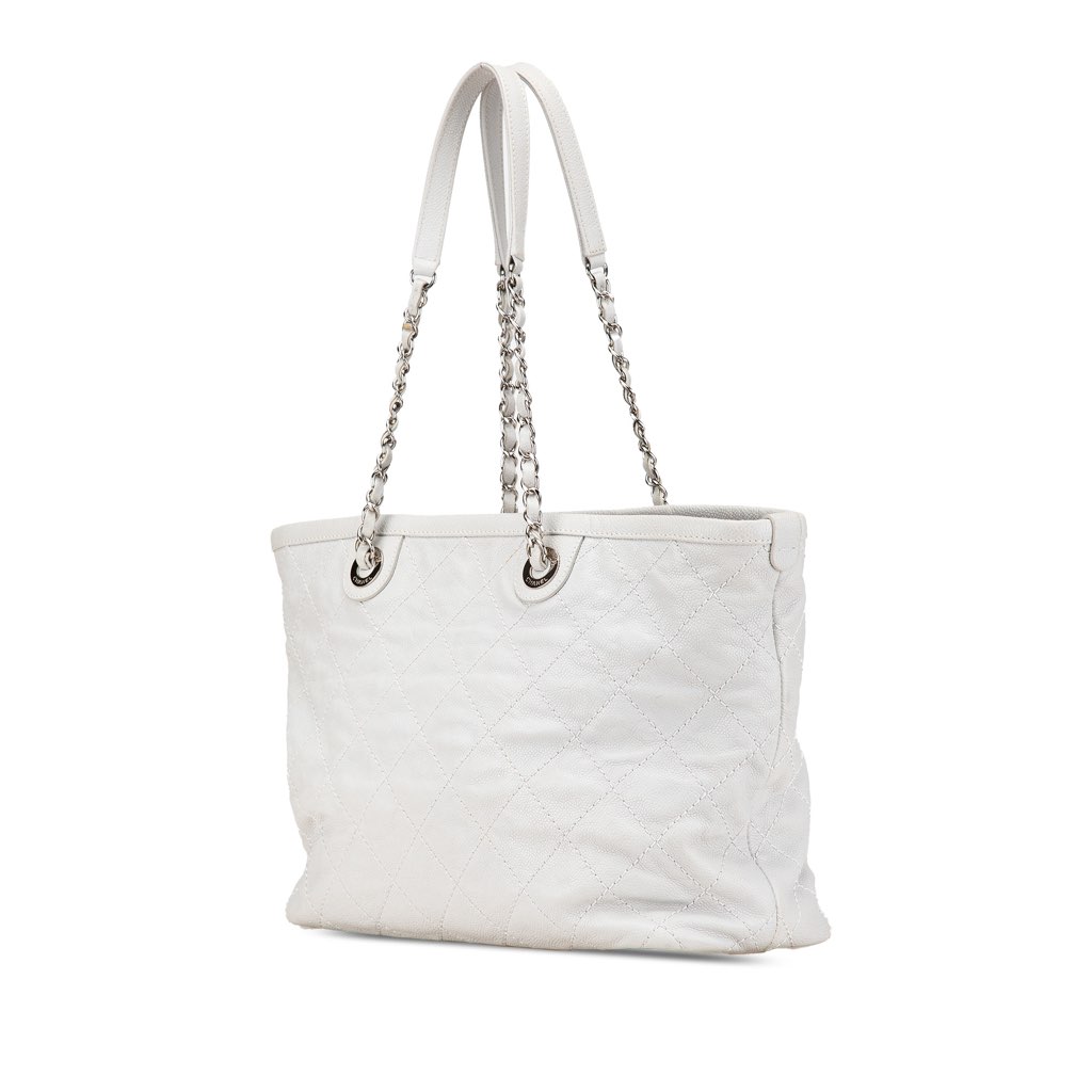 Chanel Small Quilted Caviar Daily Shopping Tote - 2