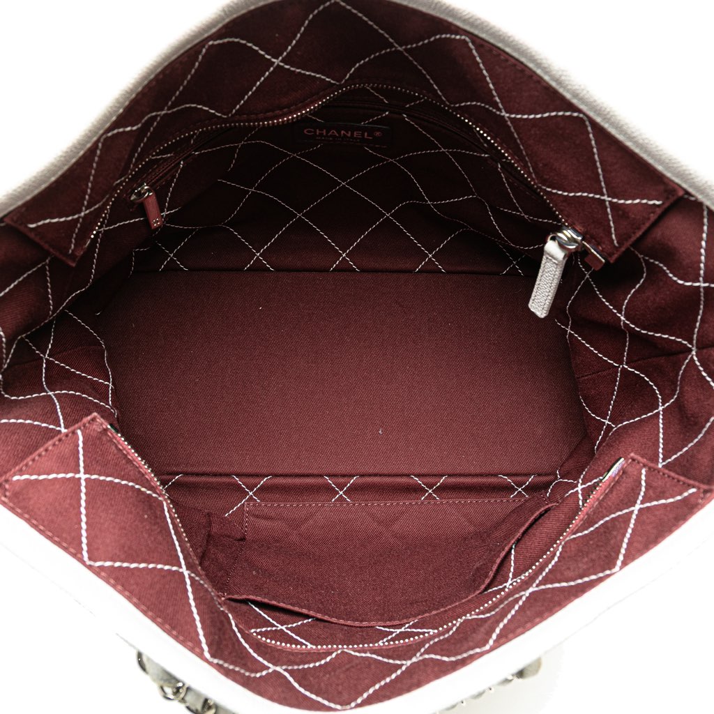 Chanel Small Quilted Caviar Daily Shopping Tote - 5