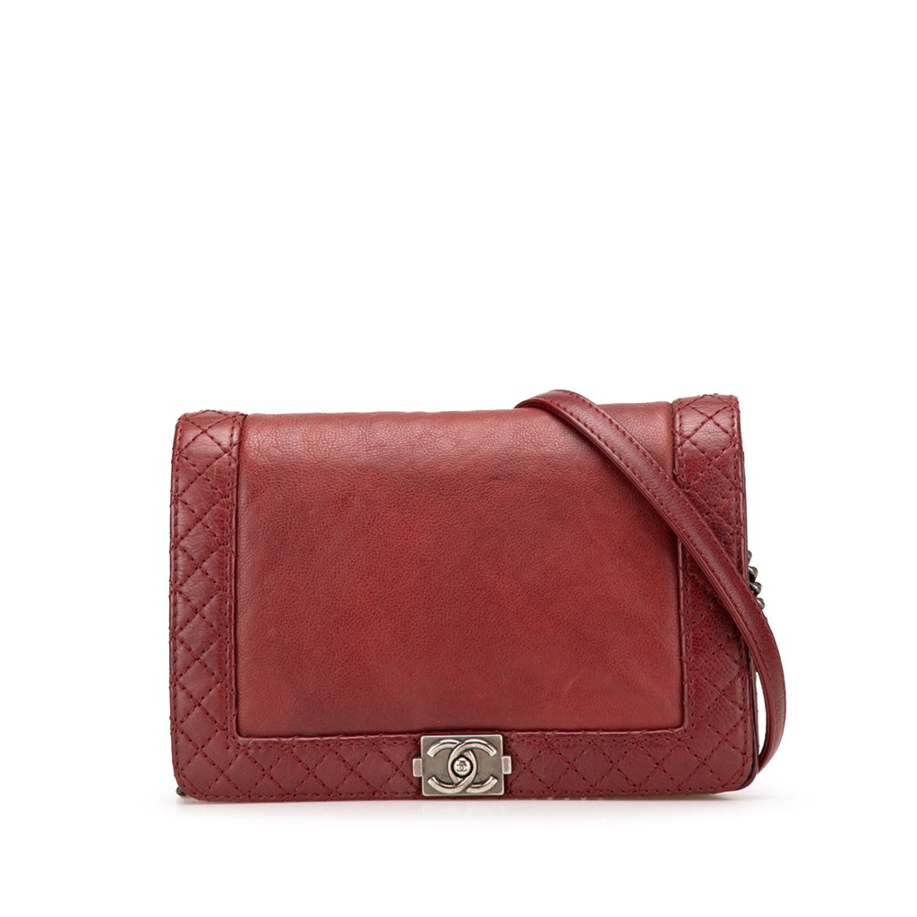 Chanel Small Calfskin Boy Reverso Flap