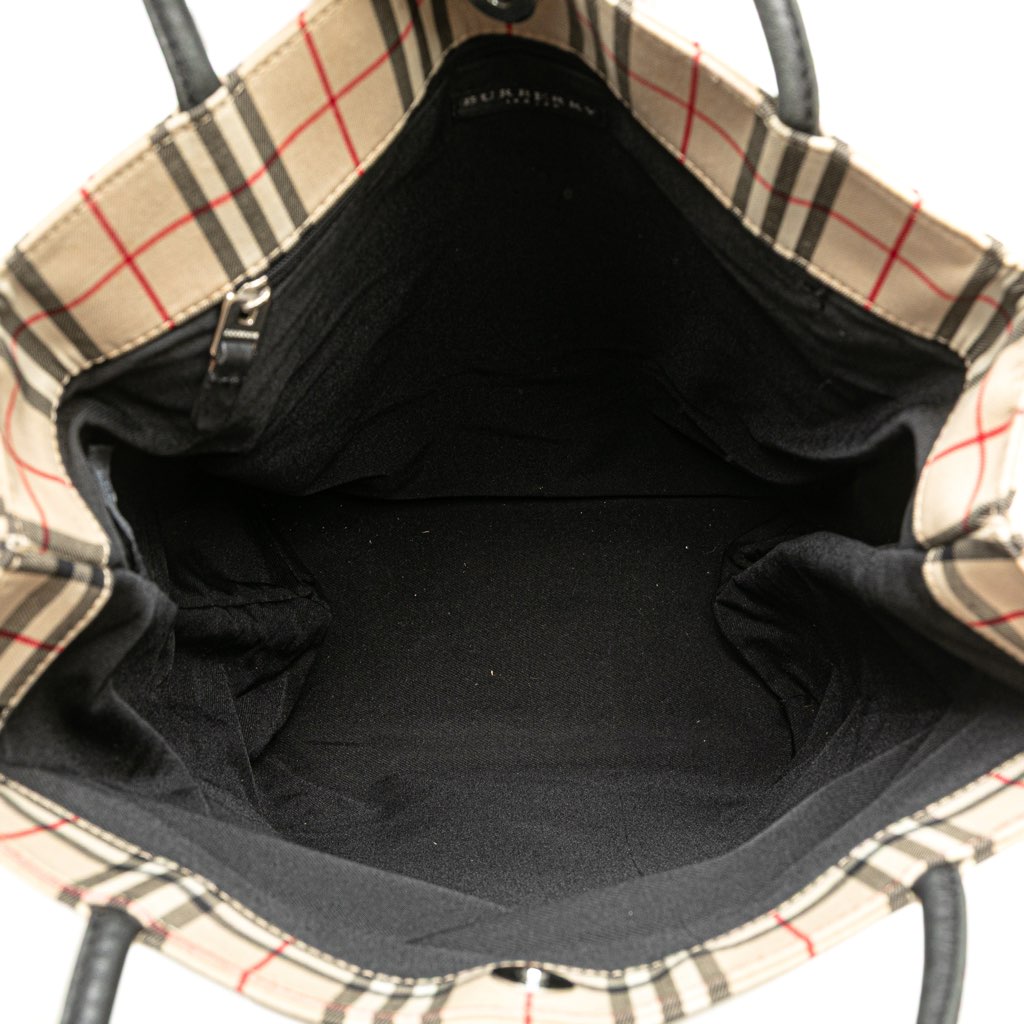 Burberry House Check Canvas Tote - 4