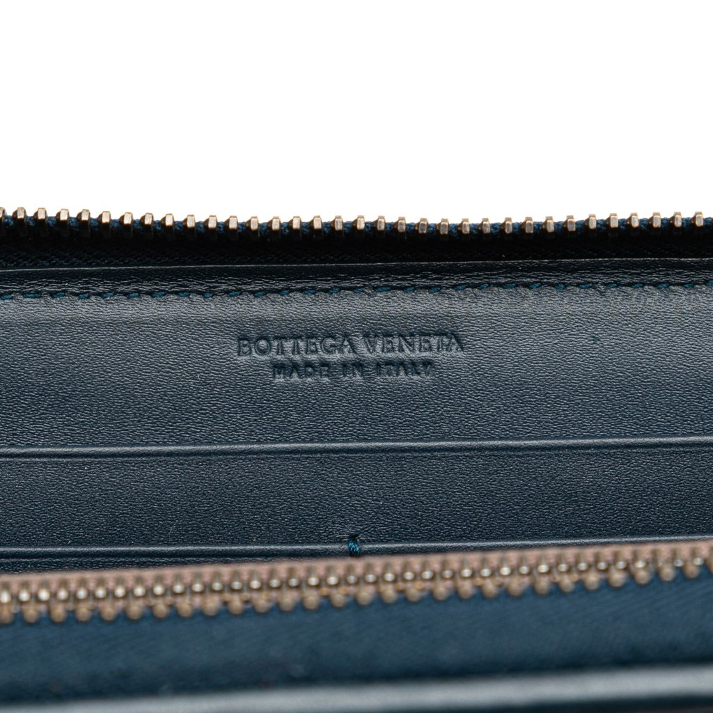 Bottega Veneta Nappa Intrecciato Zip Around Long Wallet - Detail 1