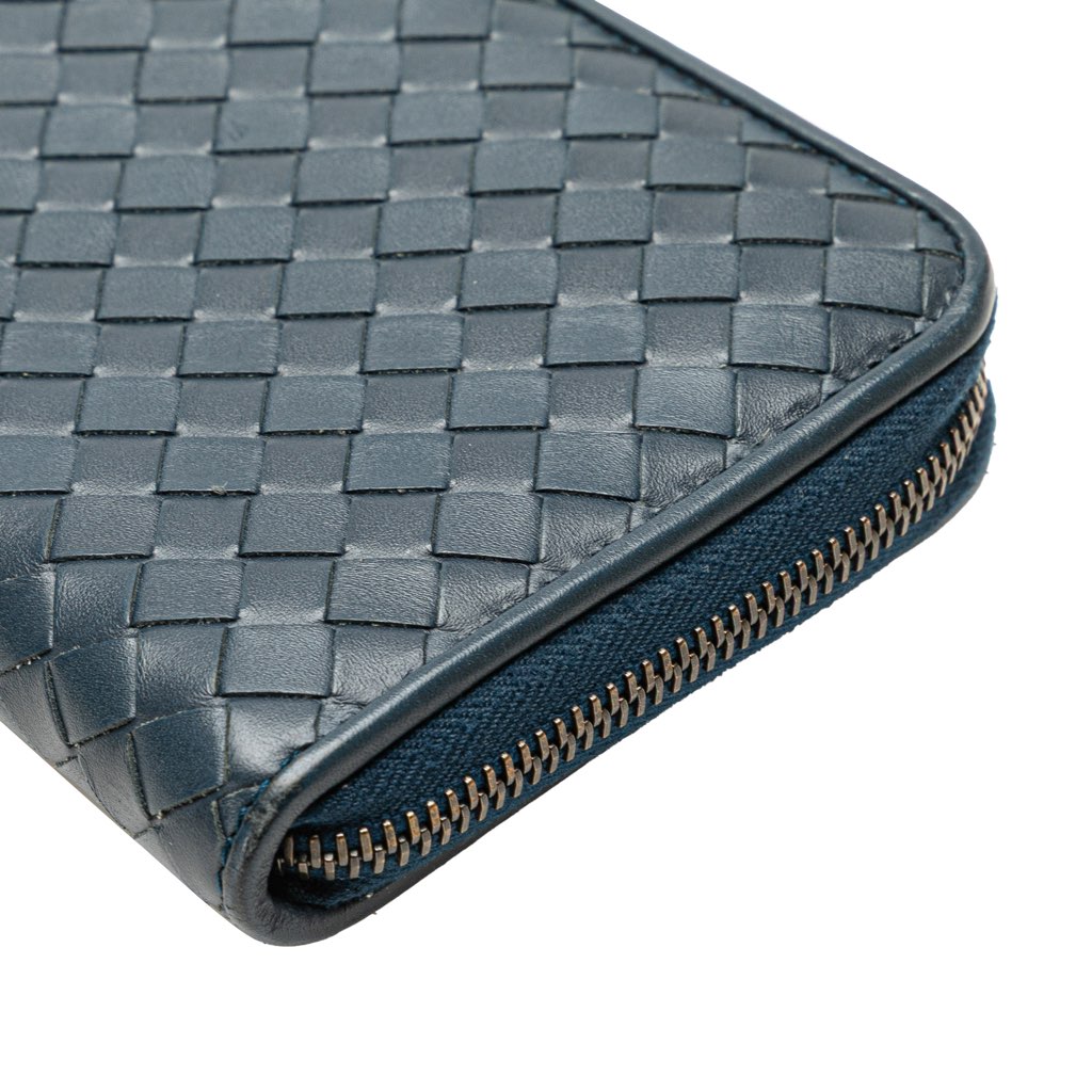 Bottega Veneta Nappa Intrecciato Zip Around Long Wallet - Image 11