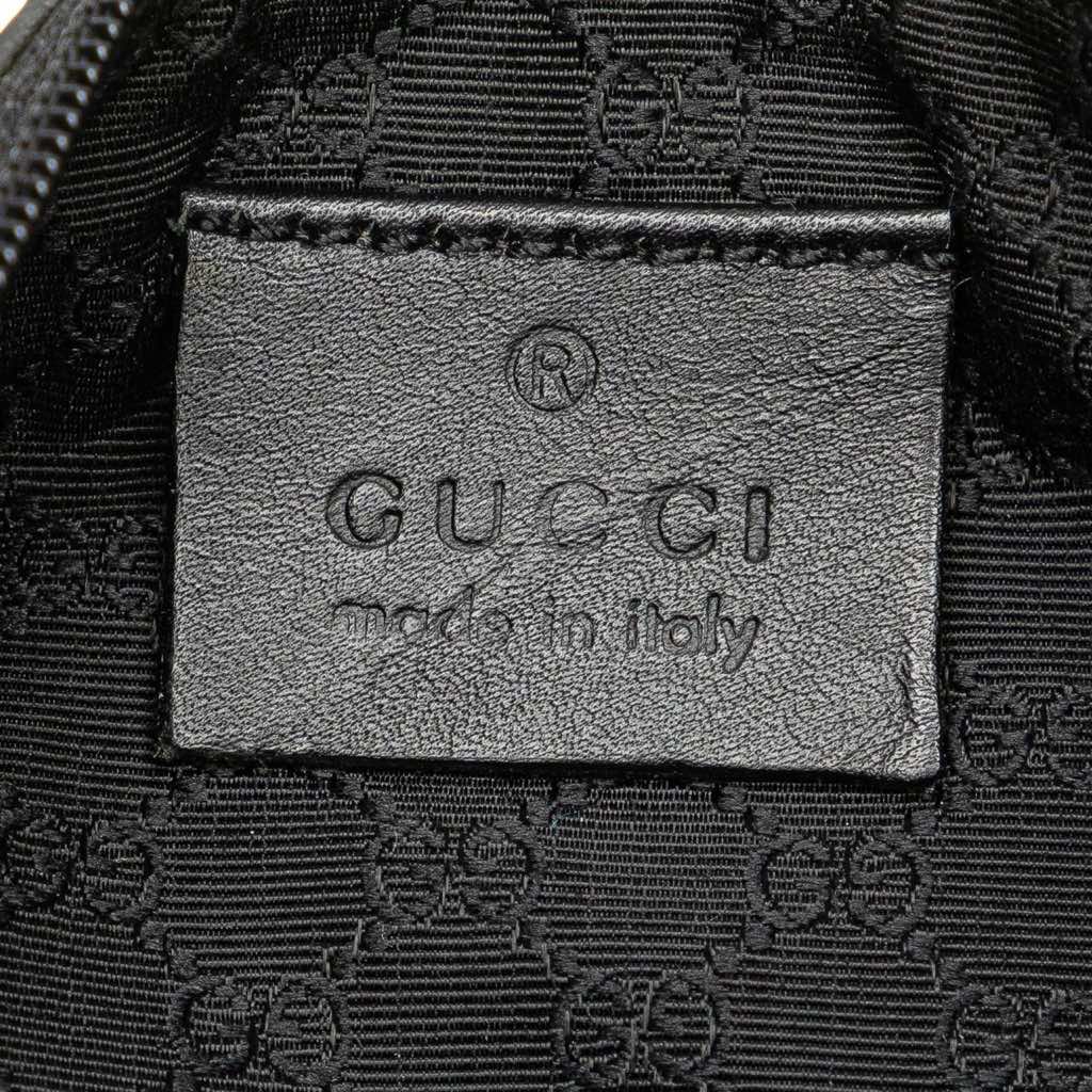 Gucci Denim Web Shoulder Bag - Side view