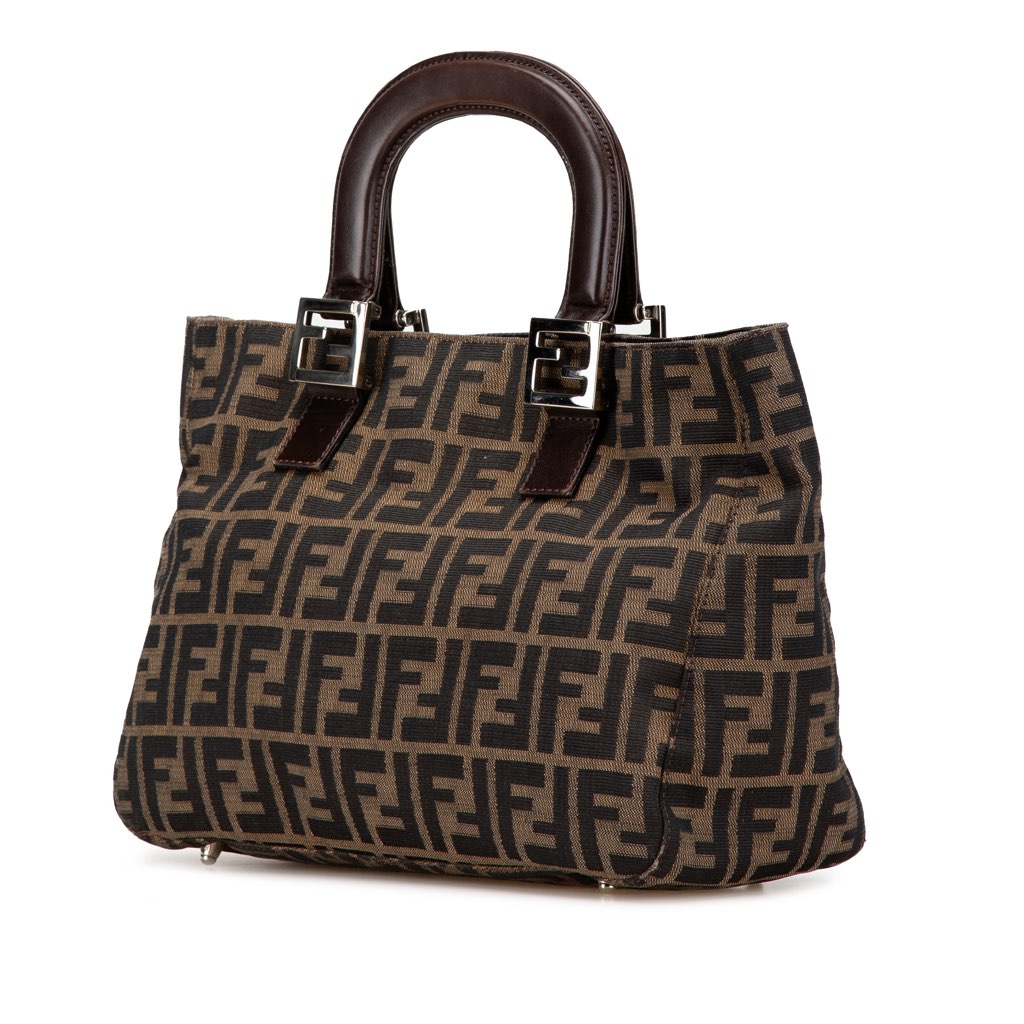 Fendi Small Zucca Canvas Twins Tote - 2
