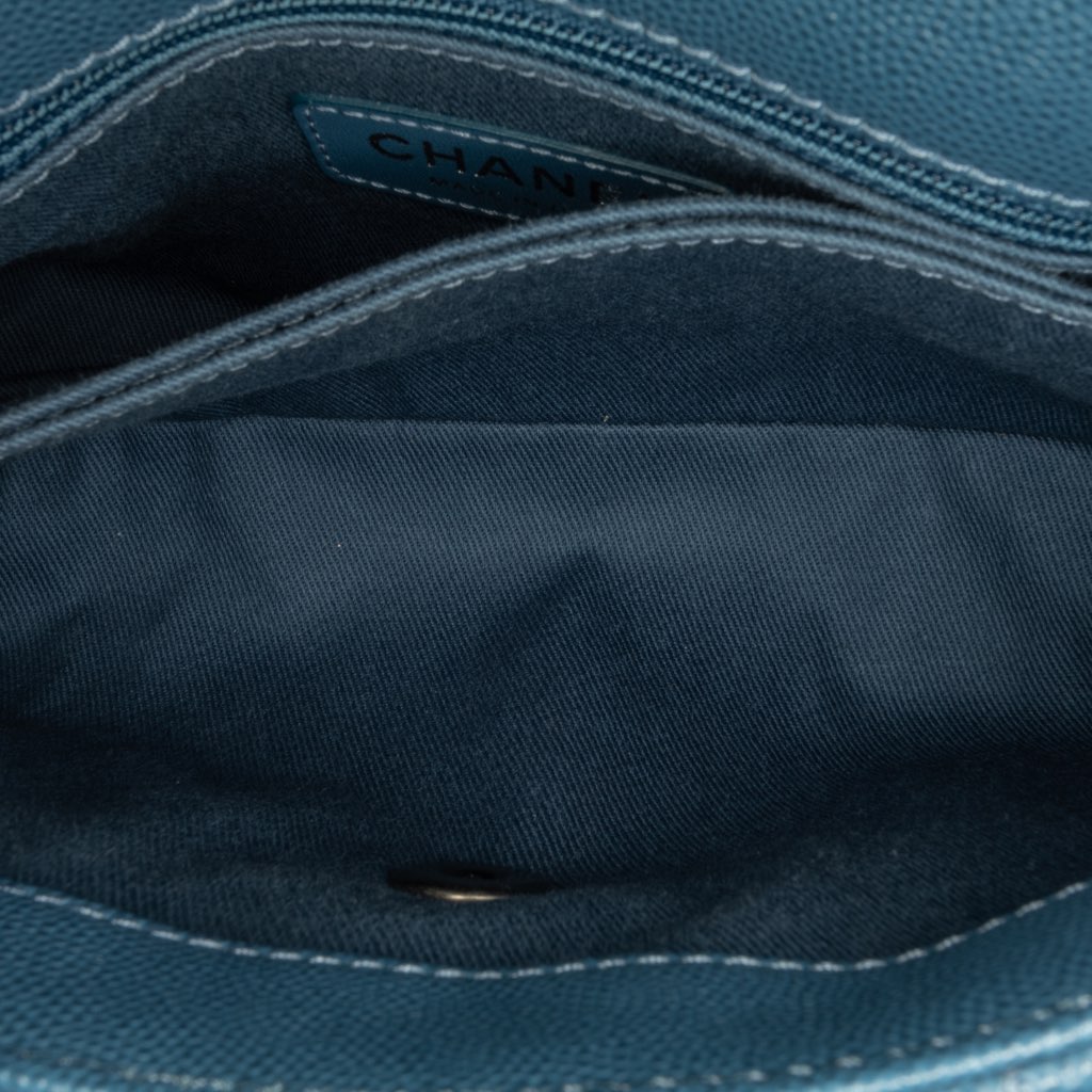 Chanel Mini Quilted Caviar Coco Top Handle Bag - 4