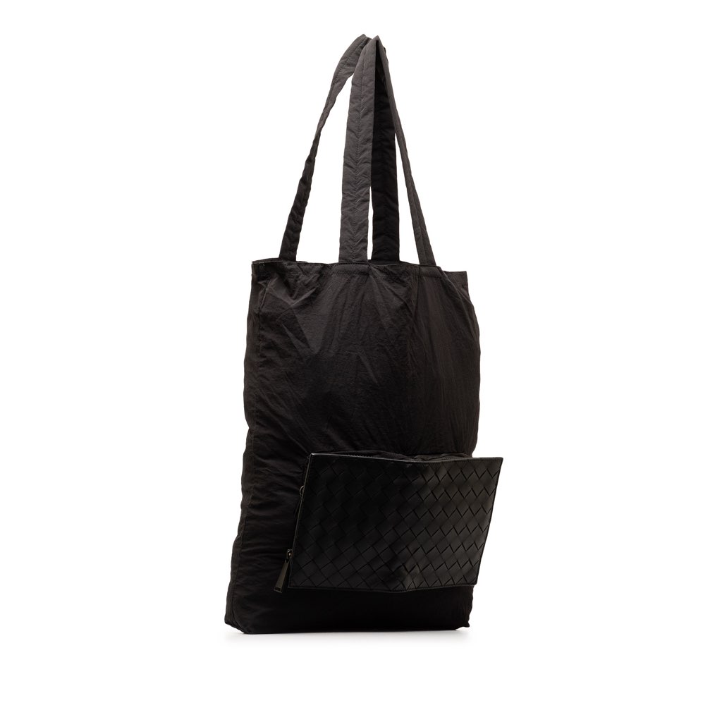 Bottega Veneta Intrecciato and Nylon Foldable Tote - 2