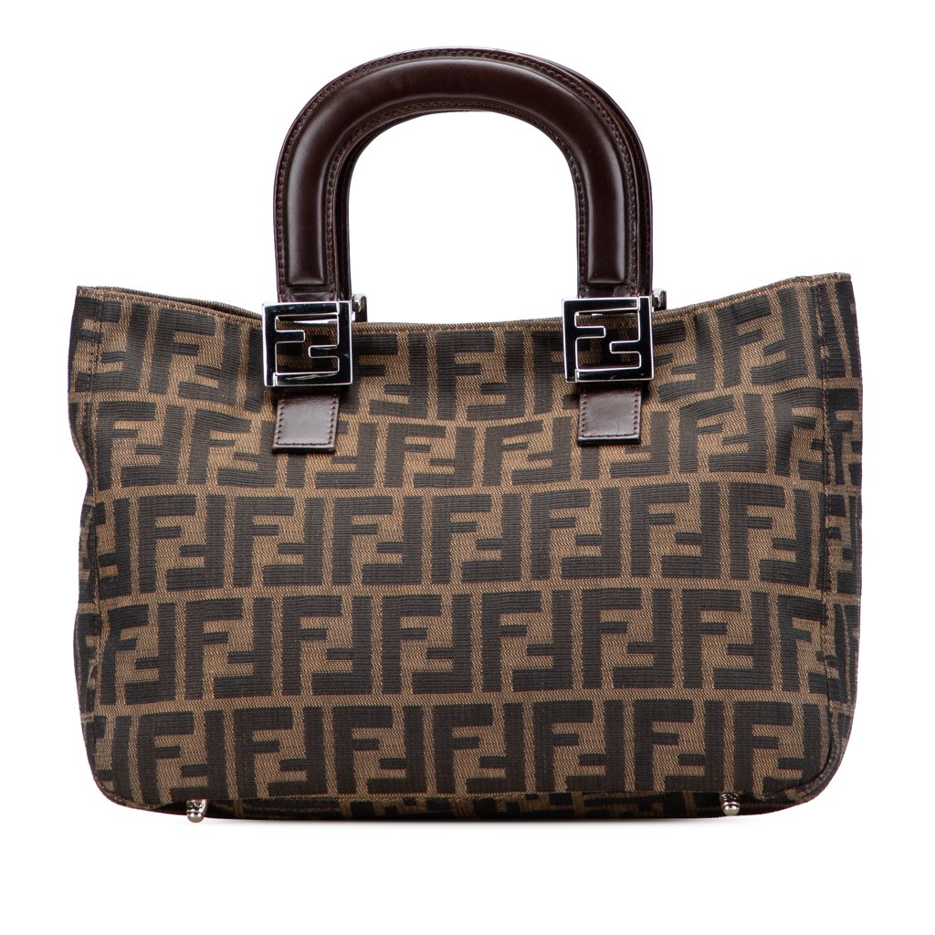 Fendi Small Zucca Canvas Twins Tote