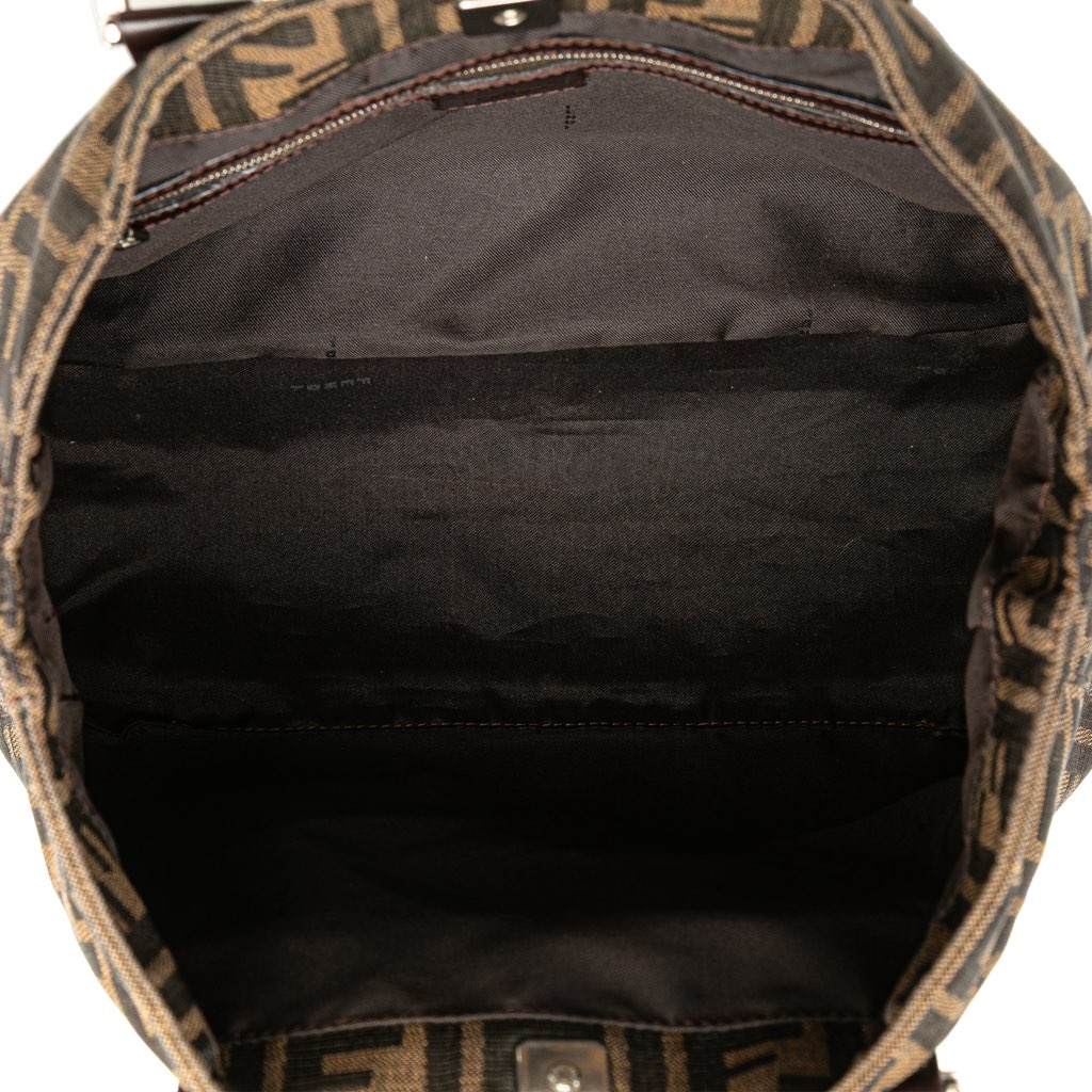 Fendi Small Zucca Canvas Twins Tote - 4