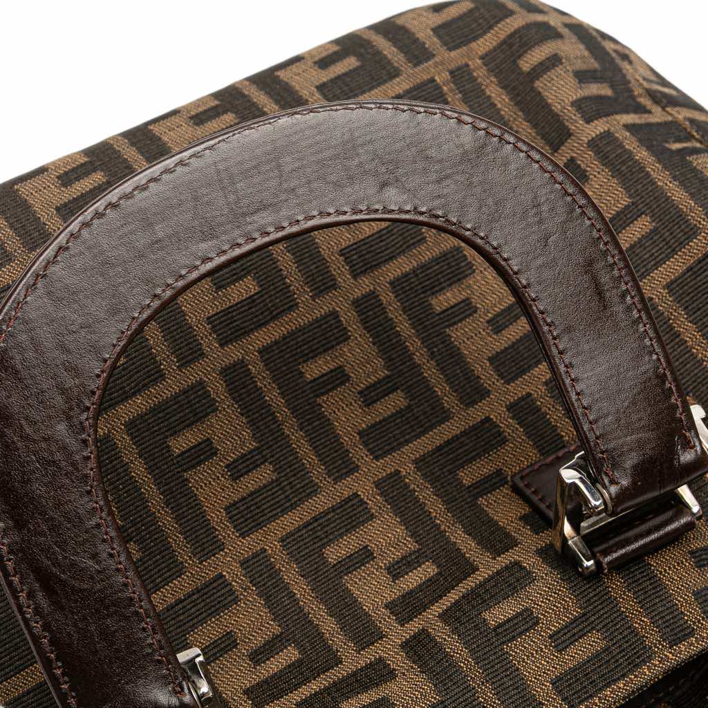 Fendi Small Zucca Canvas Twins Tote - Image 10