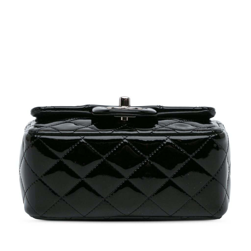 Chanel Mini Square Classic Patent Single Flap - 3