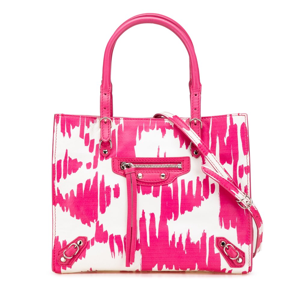 Balenciaga Mini Leather Papier A4 Satchel