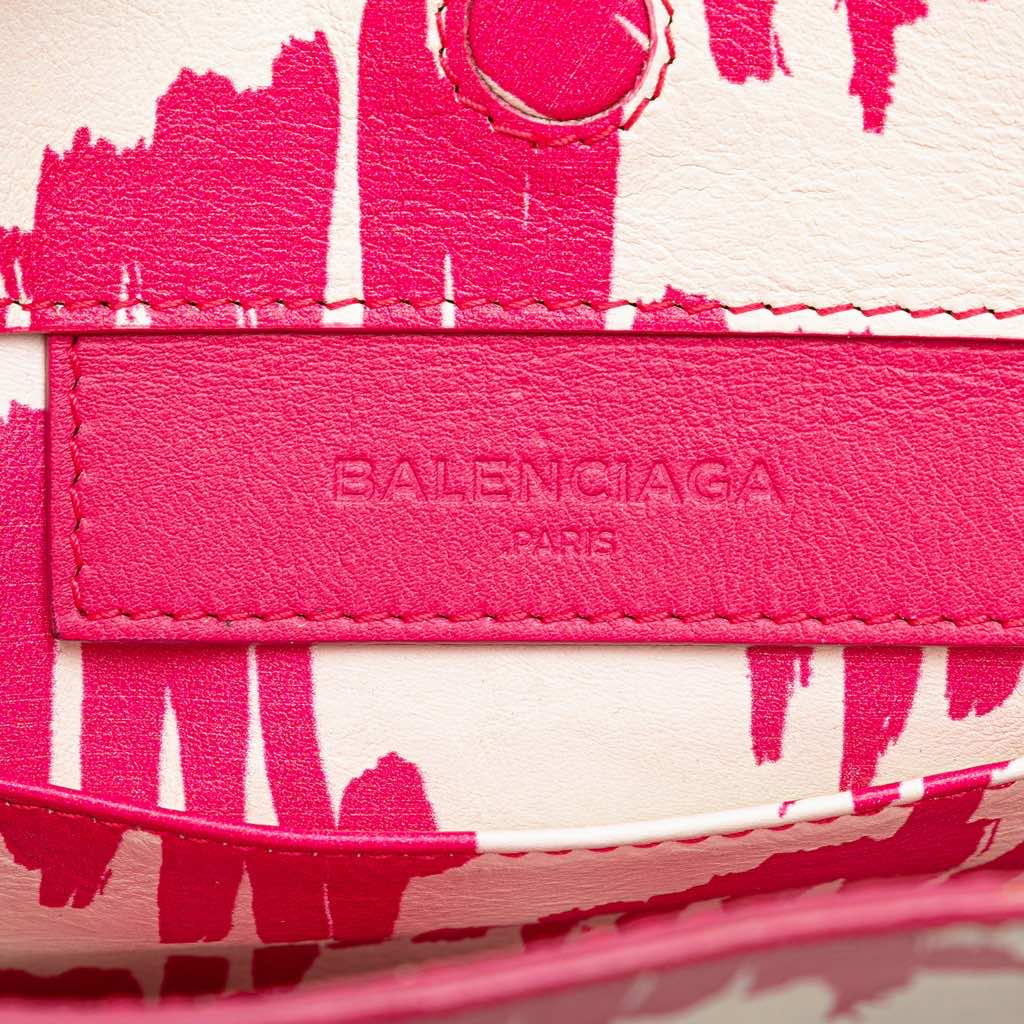 Balenciaga Mini Leather Papier A4 Satchel - Side view