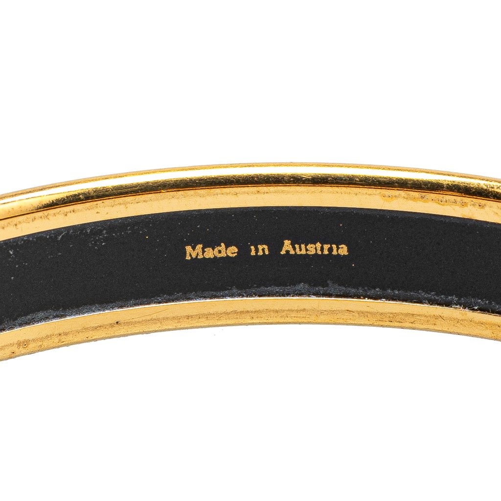 Hermès Narrow Cloisonne Enamel Bangle 62 - 5