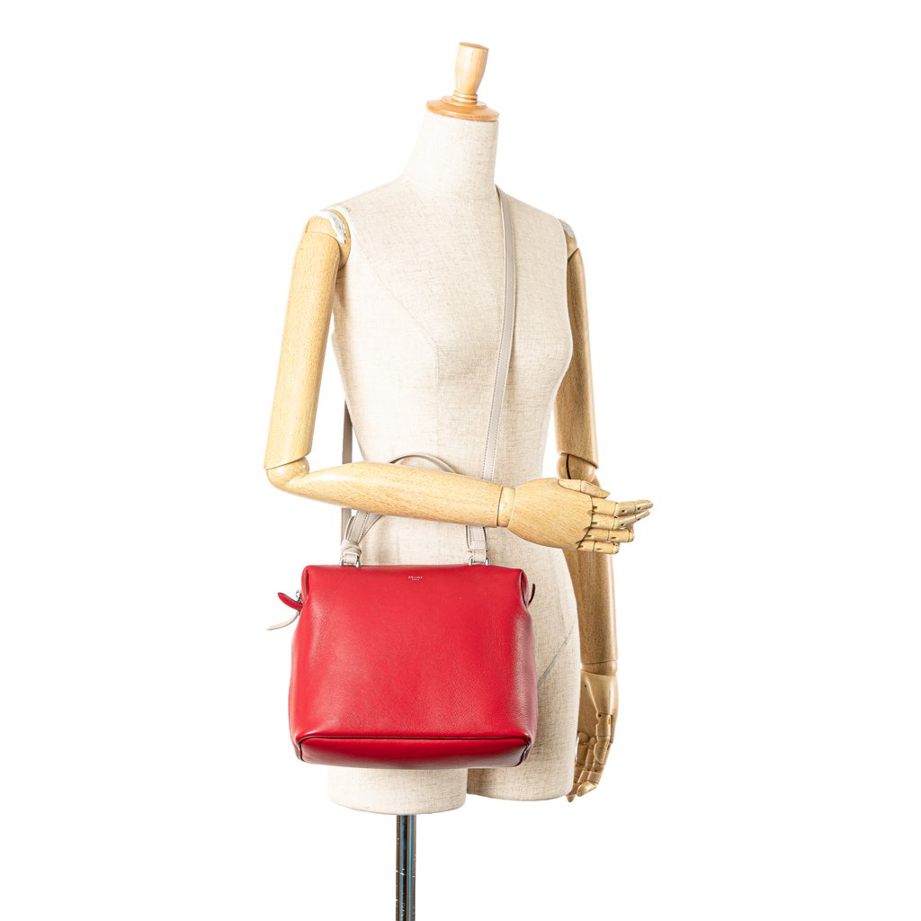 Celine Small Leather Soft Cube Bag - Image 14