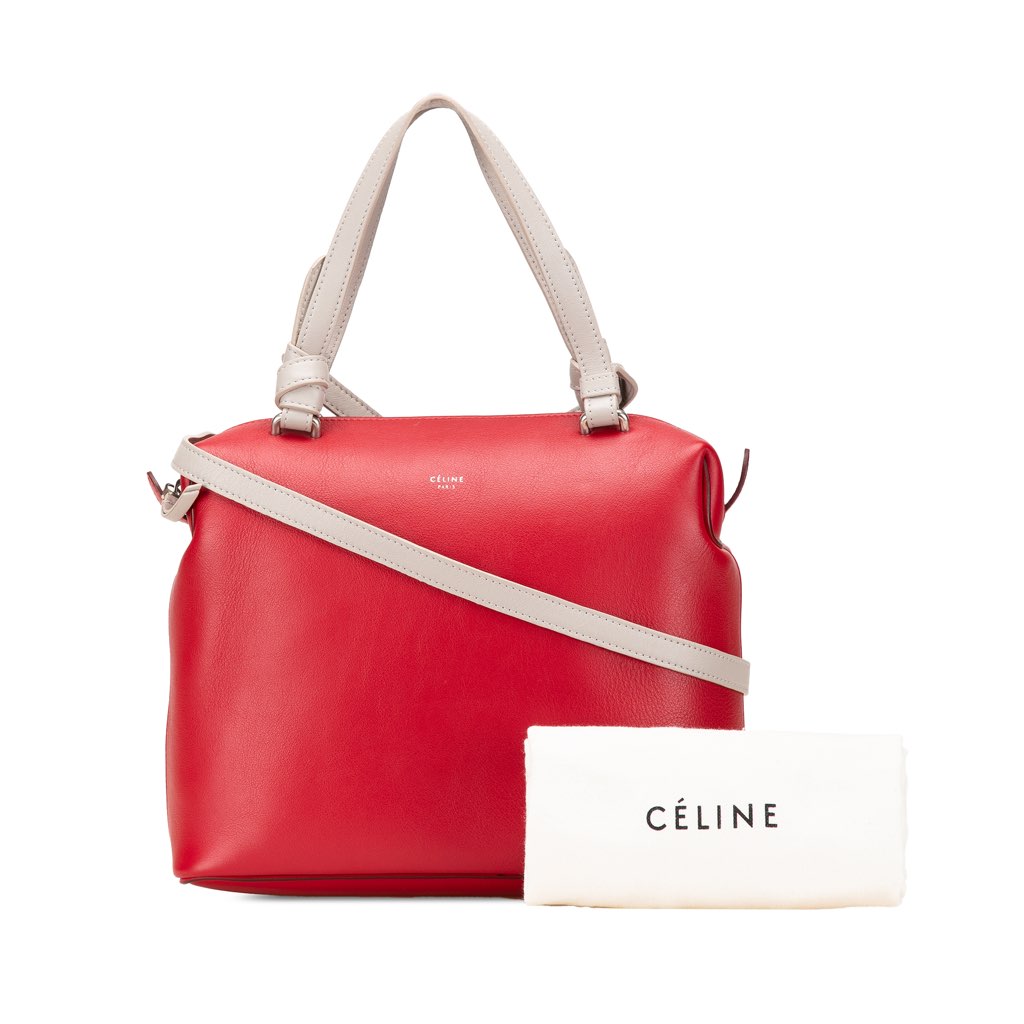 Celine Small Leather Soft Cube Bag - Image 15