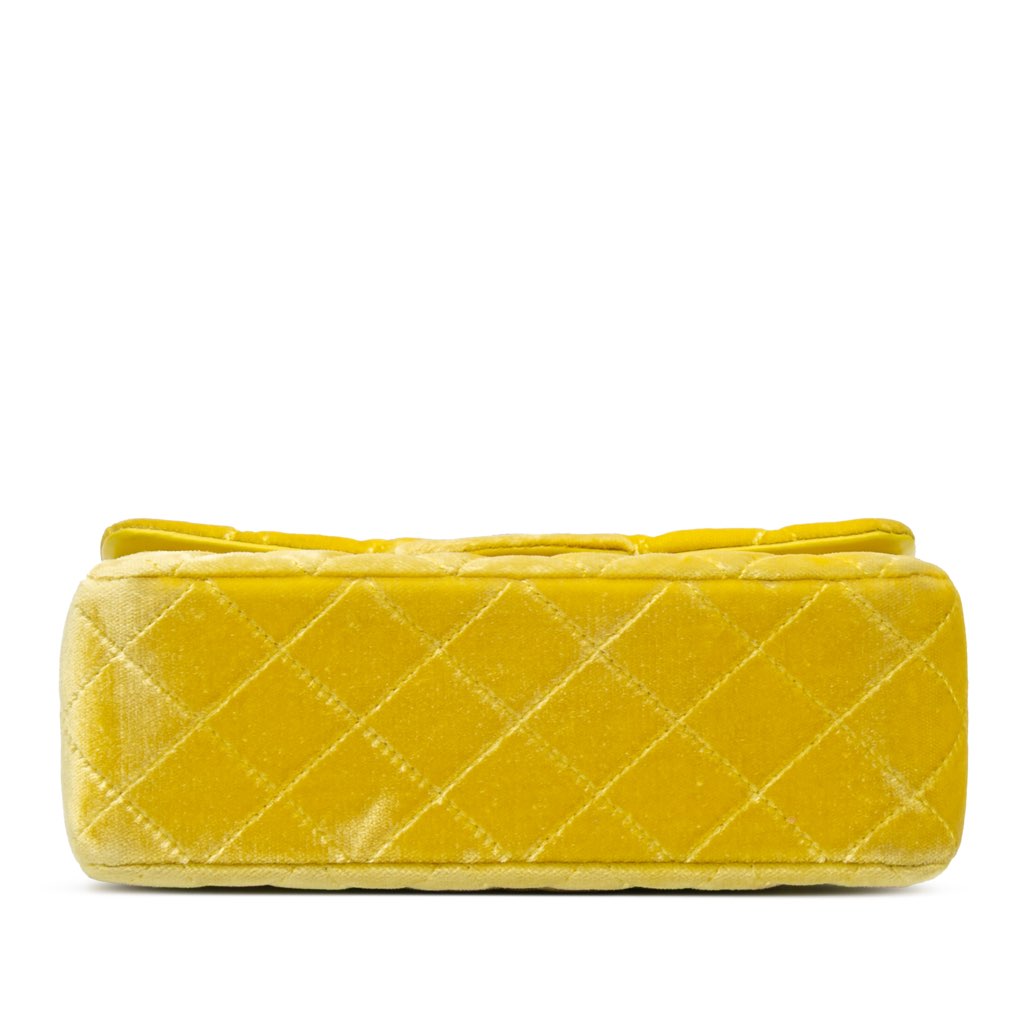 Chanel Mini Rectangular Classic Velvet Single Flap - 3