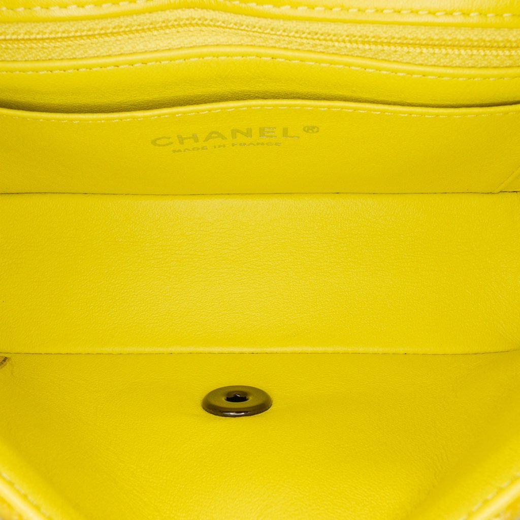 Chanel Mini Rectangular Classic Velvet Single Flap - 4