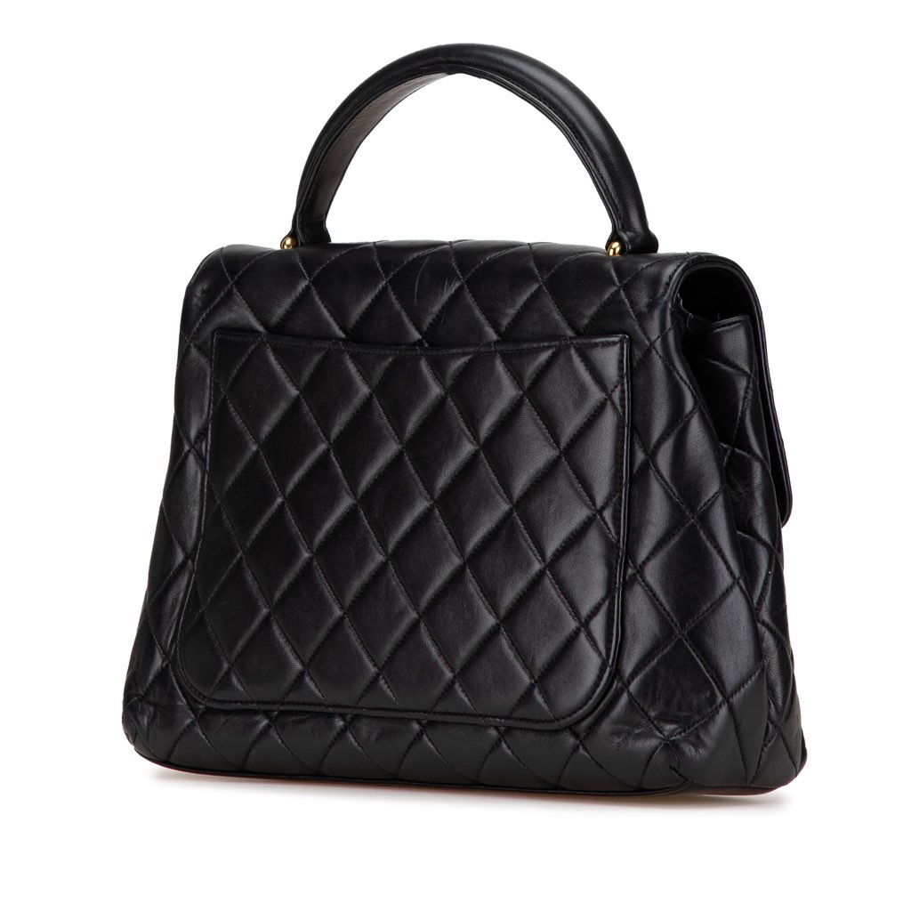 Chanel Medium Lambskin Kelly Top Handle Bag - 2