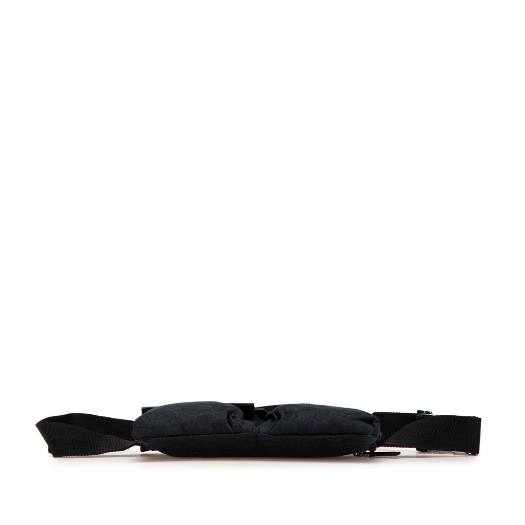 Gucci GG Canvas Double Pocket Belt Bag - 3